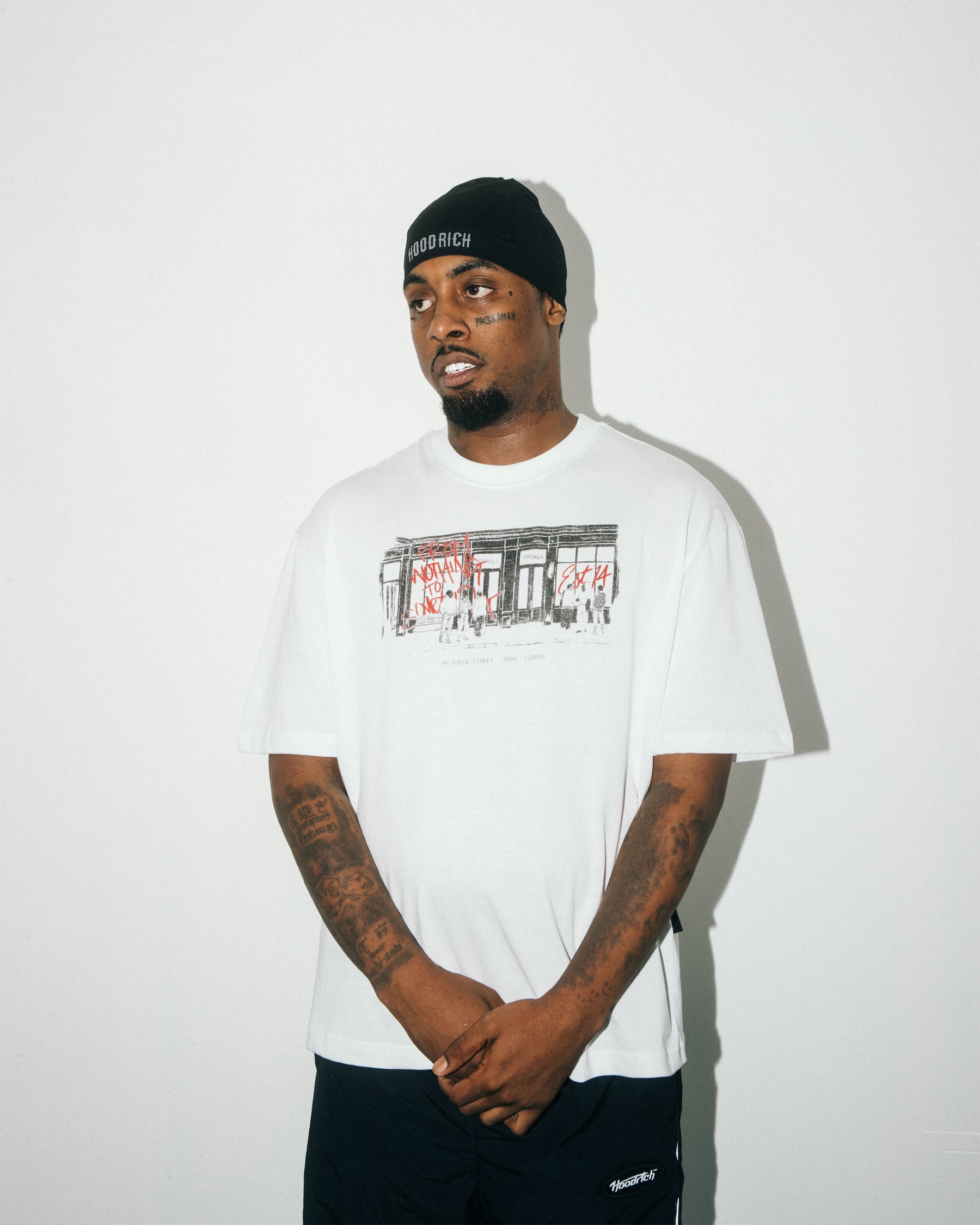 Fifty Nine Oversized T-Shirt - White/Black/Red