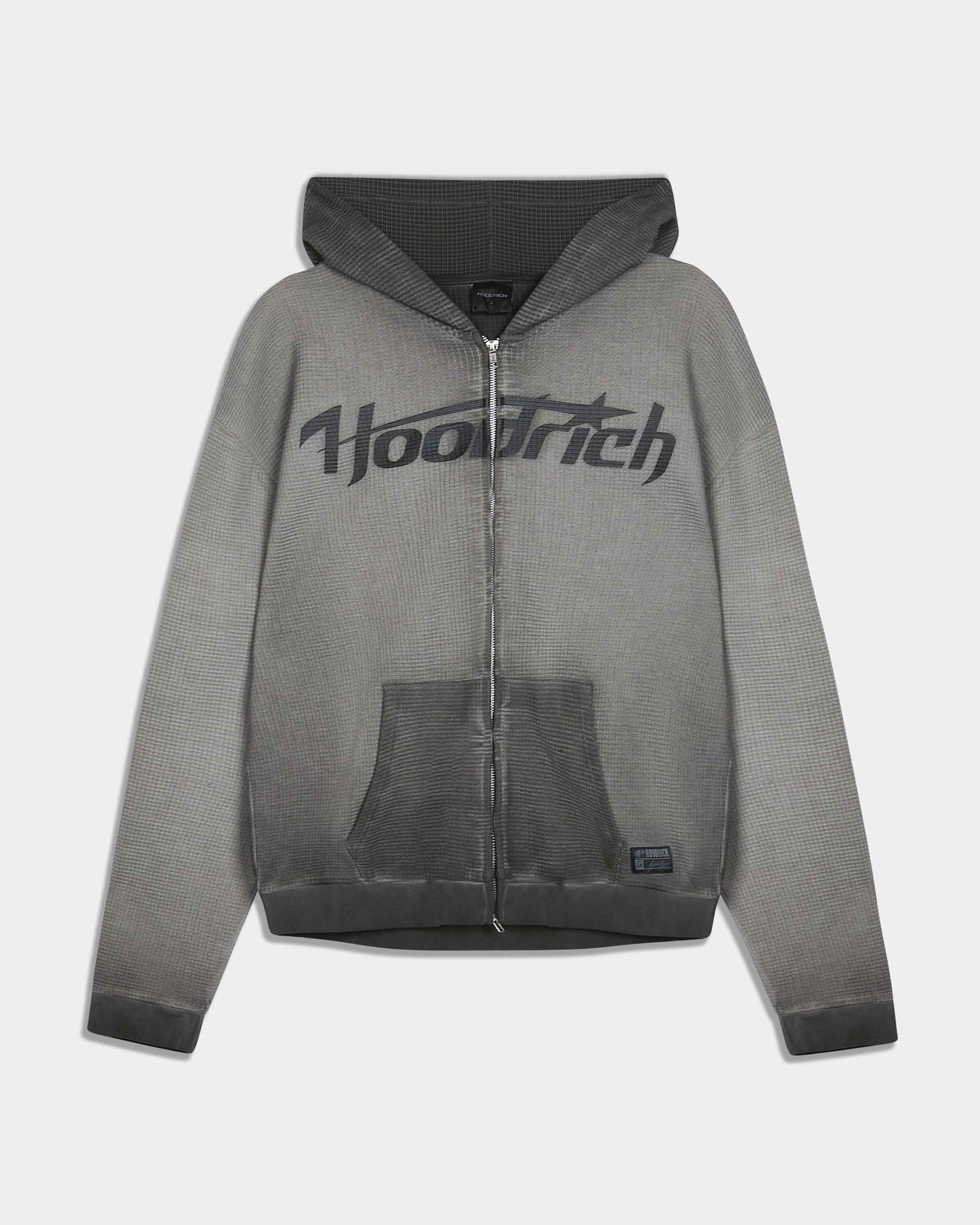 Felpa con cappuccio Fuel Zip Through - Nera