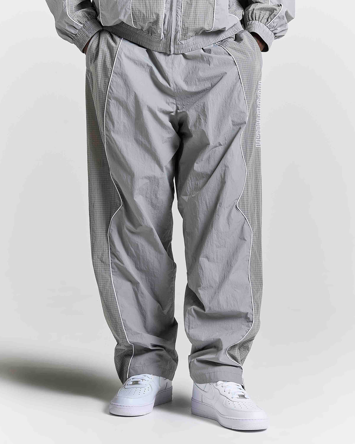 Chaser H Panel Track Pants - Grey