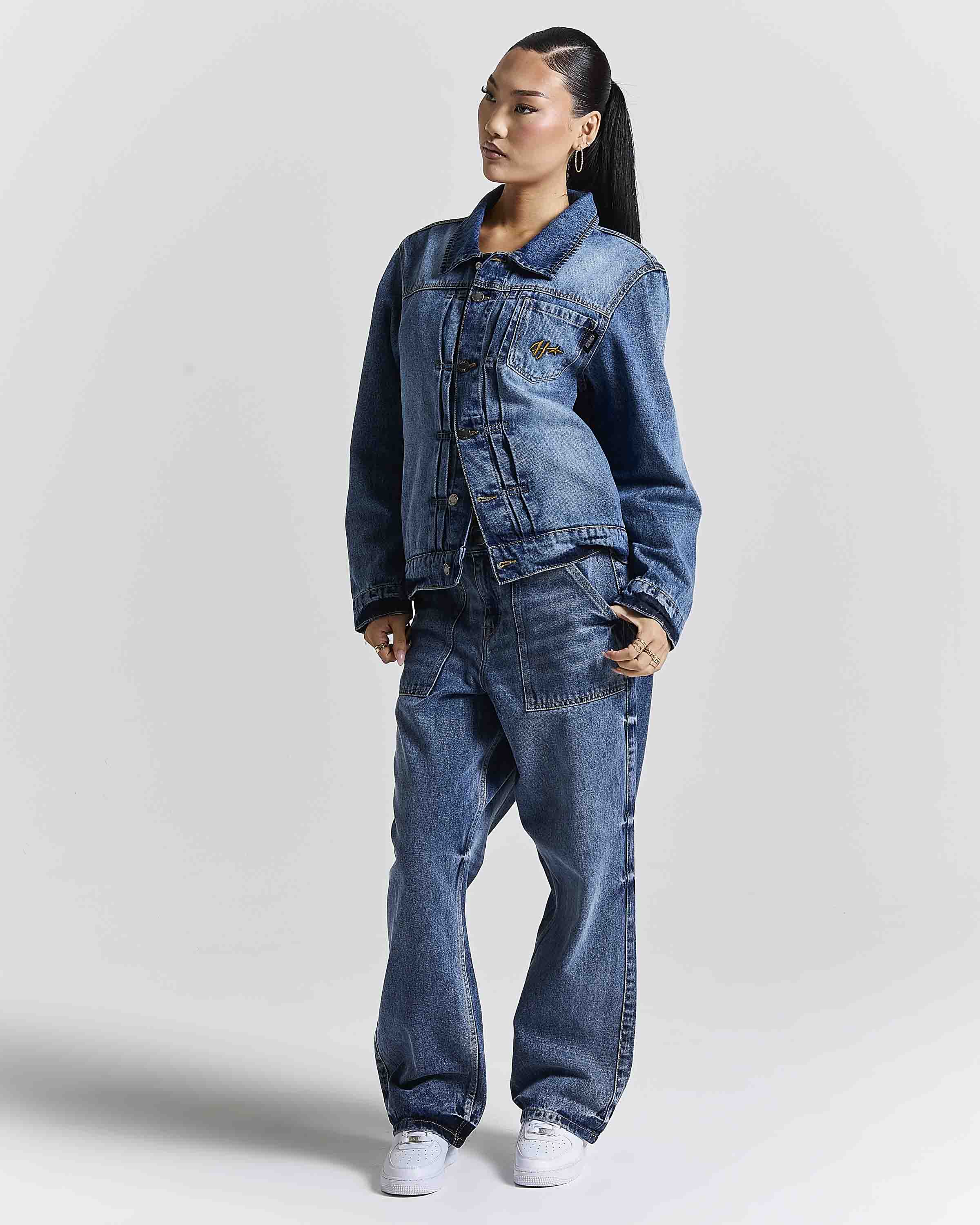 Giacca di jeans Heritage - BLU DELAVATO