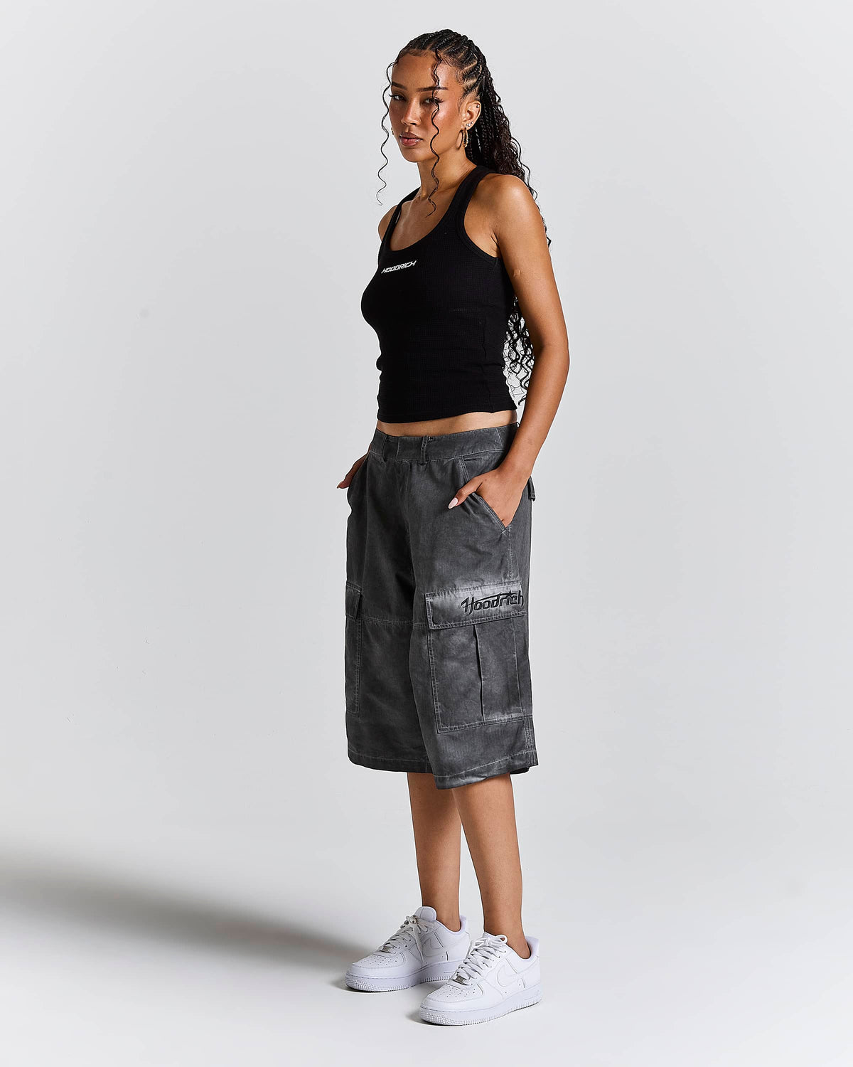 Shorts cargo Cast Ripstop - Nero