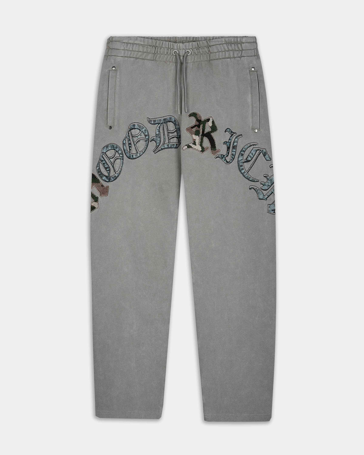Jogger Inkfall oversize con orlo aperto - Silent Storm/Nero/Camo