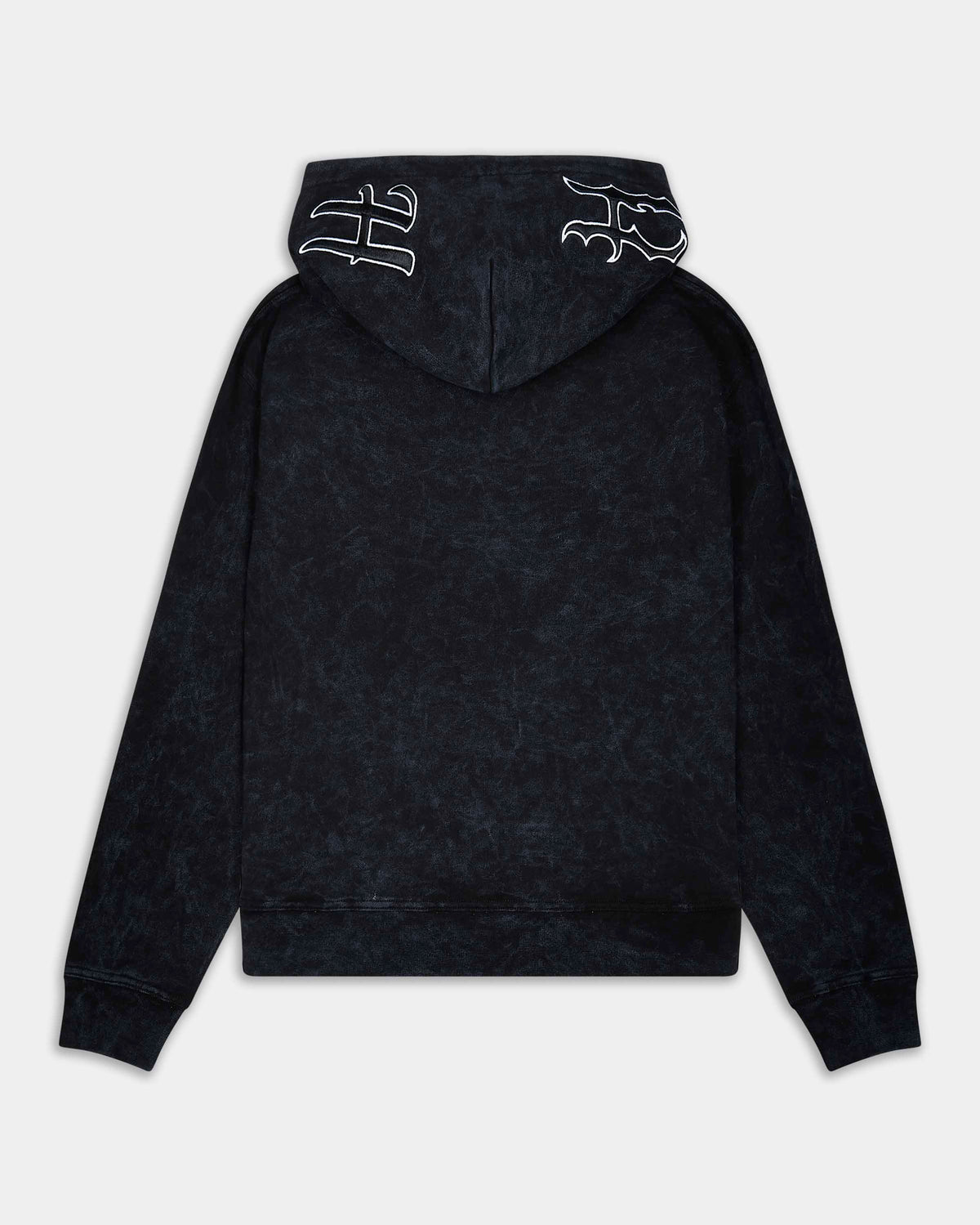 Felpa con Cappuccio Oversize Nocturn - NERO/BIANCO