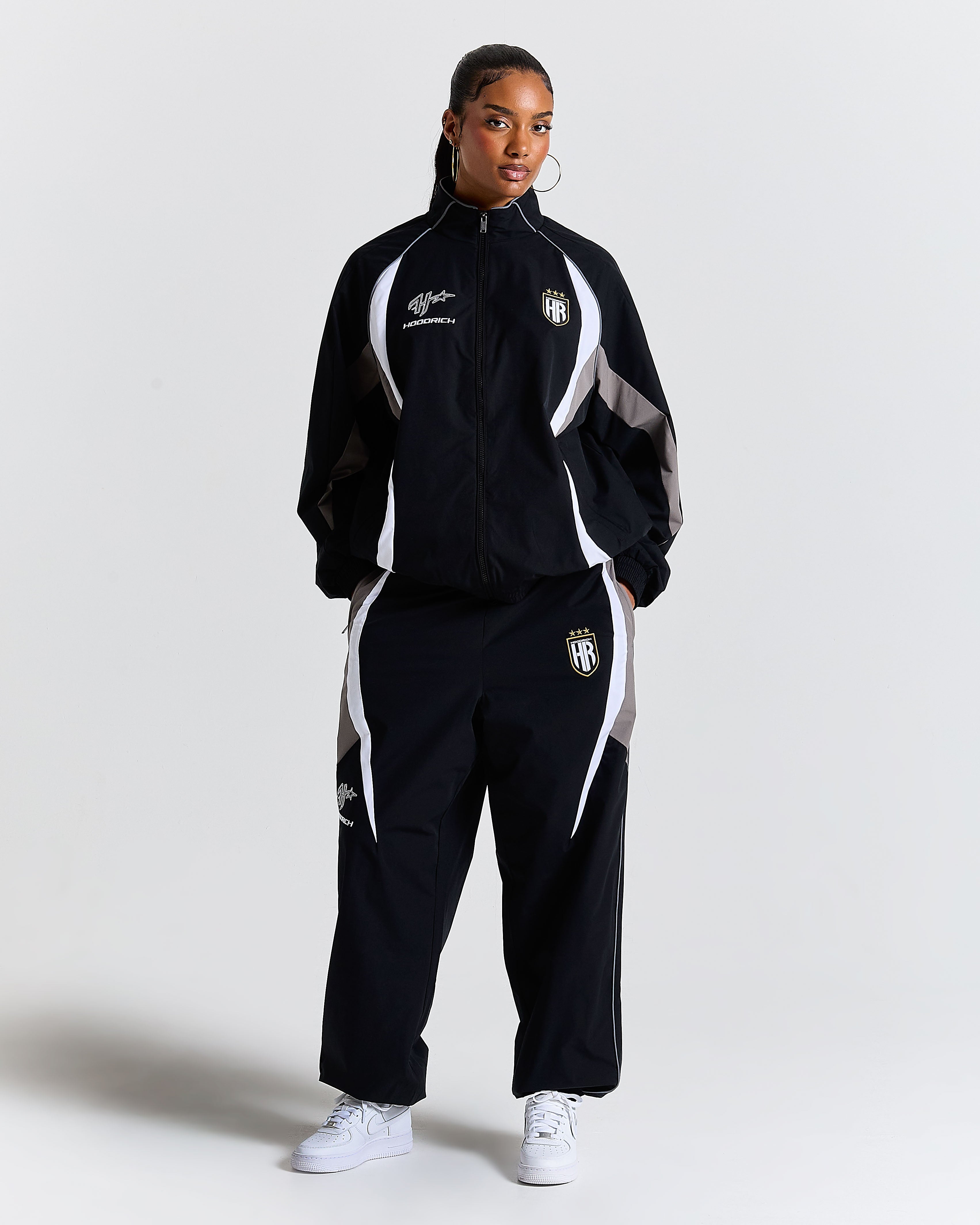 Glide Away Football Shell Tracksuit - Black