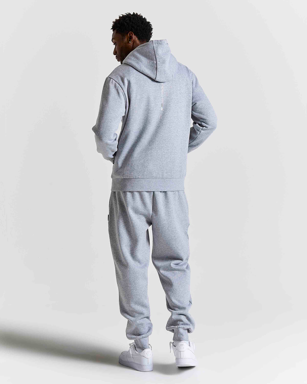 Tuta Fade - Grigio melange / Grigio / Bianco