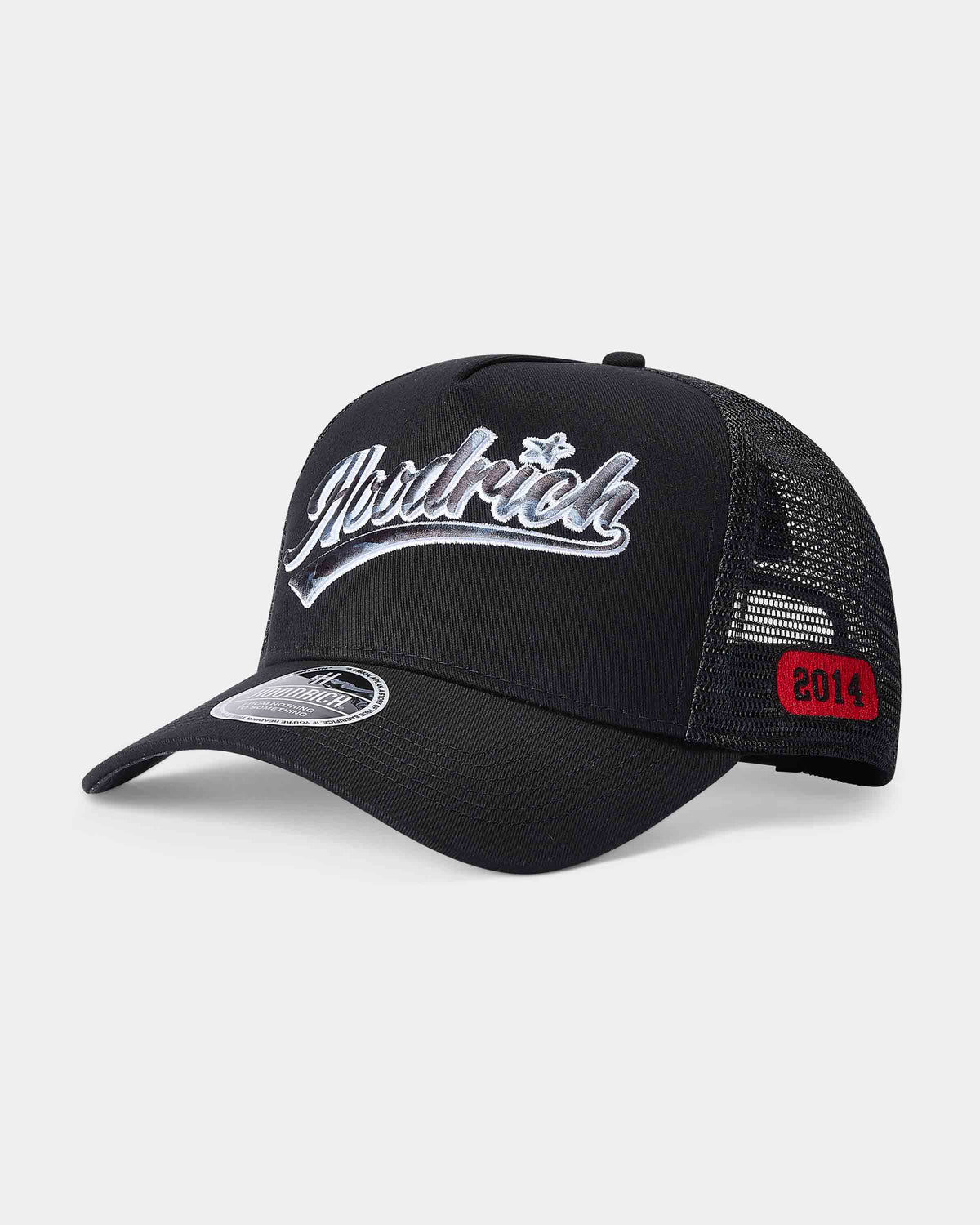 Cappello da camionista Stade a 5 pannelli - Nero/Grigio/Rosso