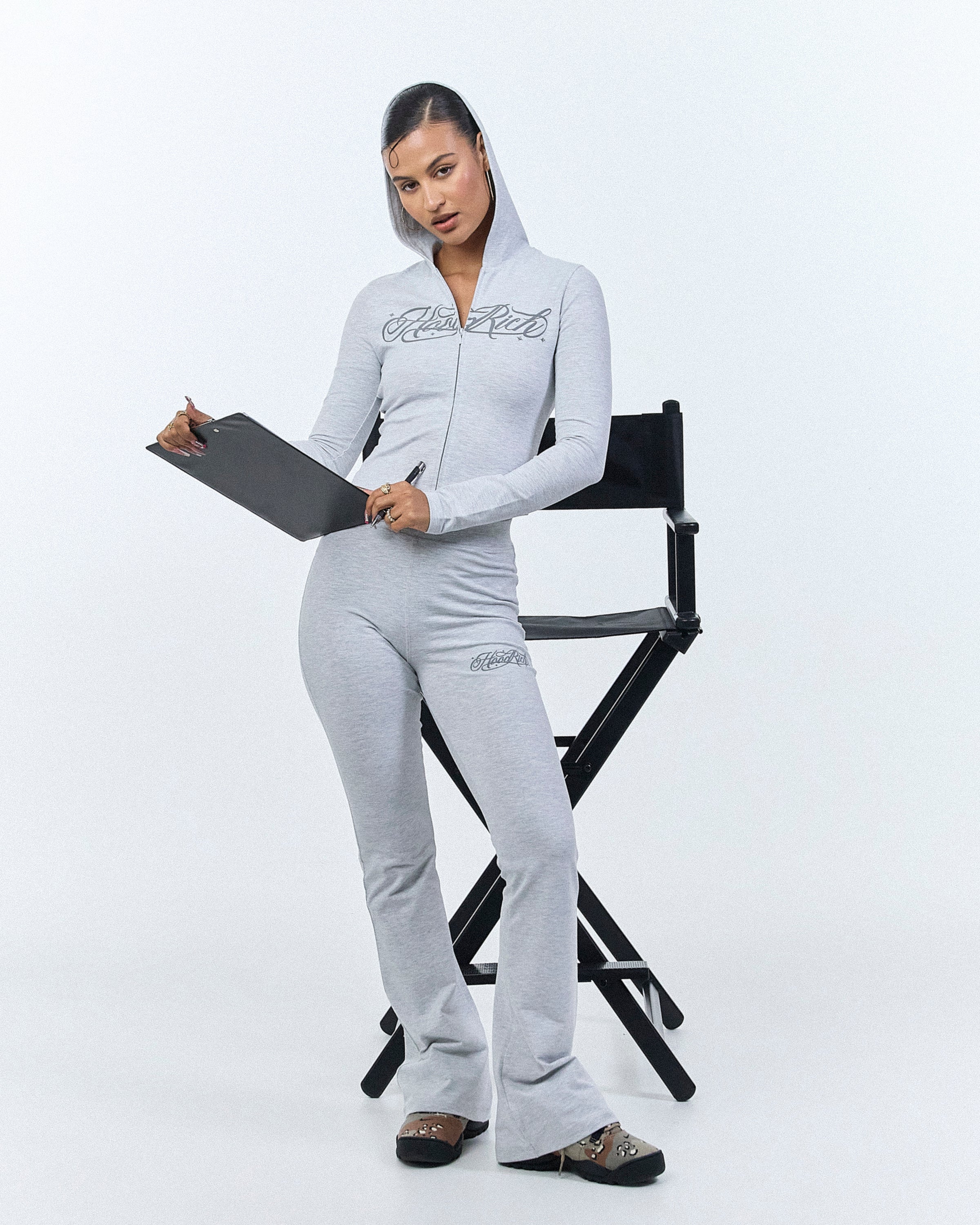 Leggings svasati Solace - Grigio chiaro