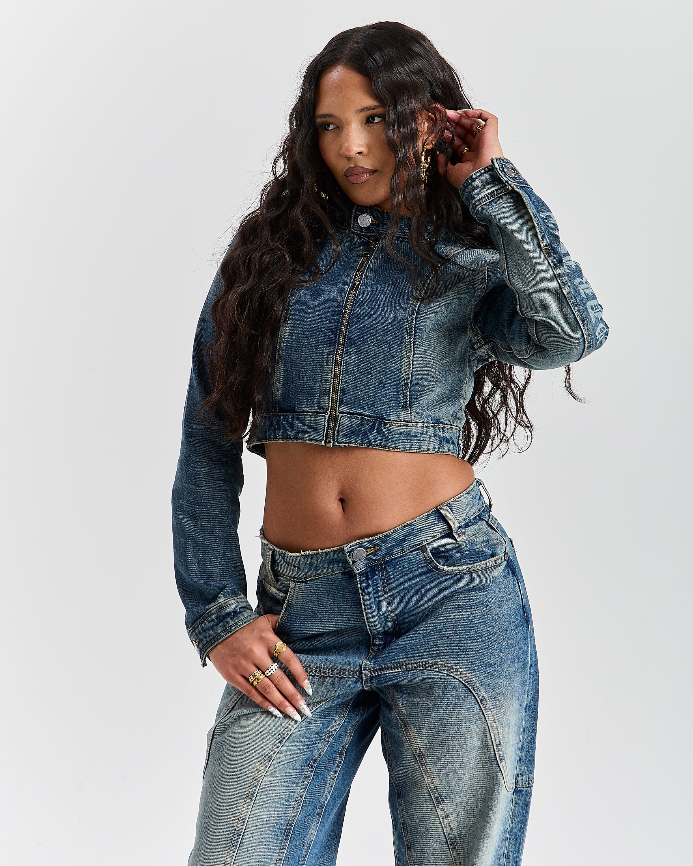 Giacca in denim The Winner's Circle Snowdrift - Lavaggio sporco