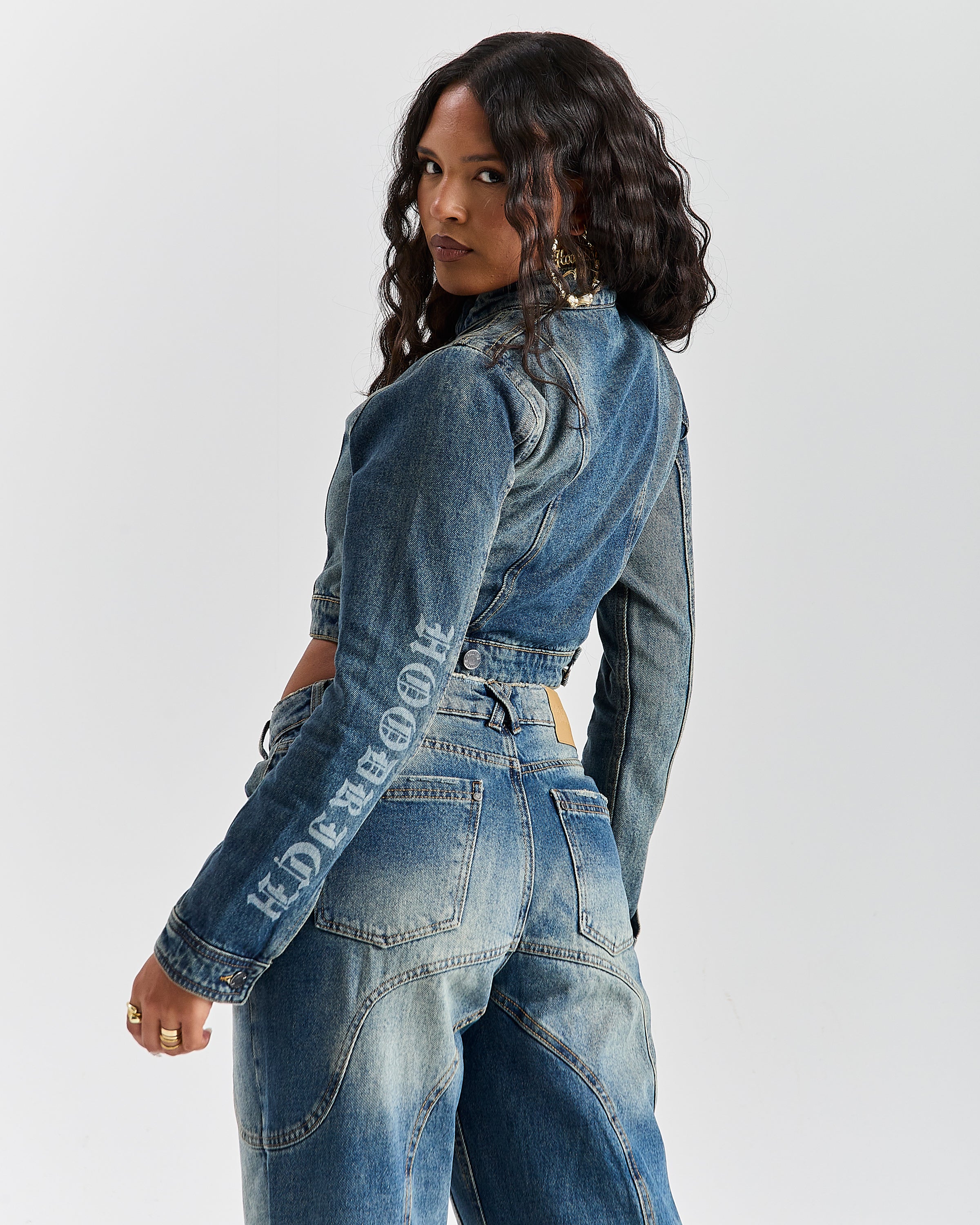 Giacca in denim The Winner's Circle Snowdrift - Lavaggio sporco