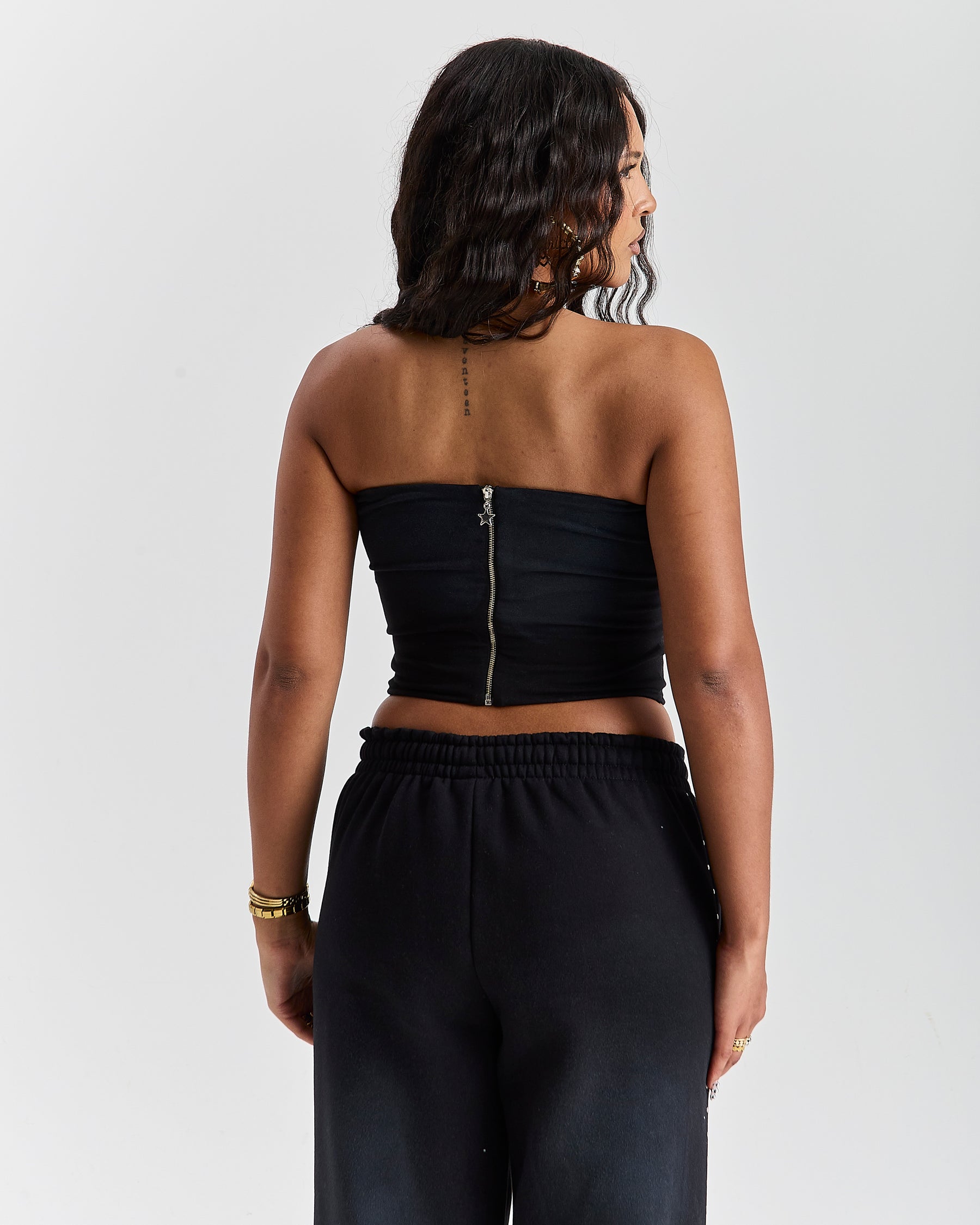 Aspen Gothic Bandeau - Black