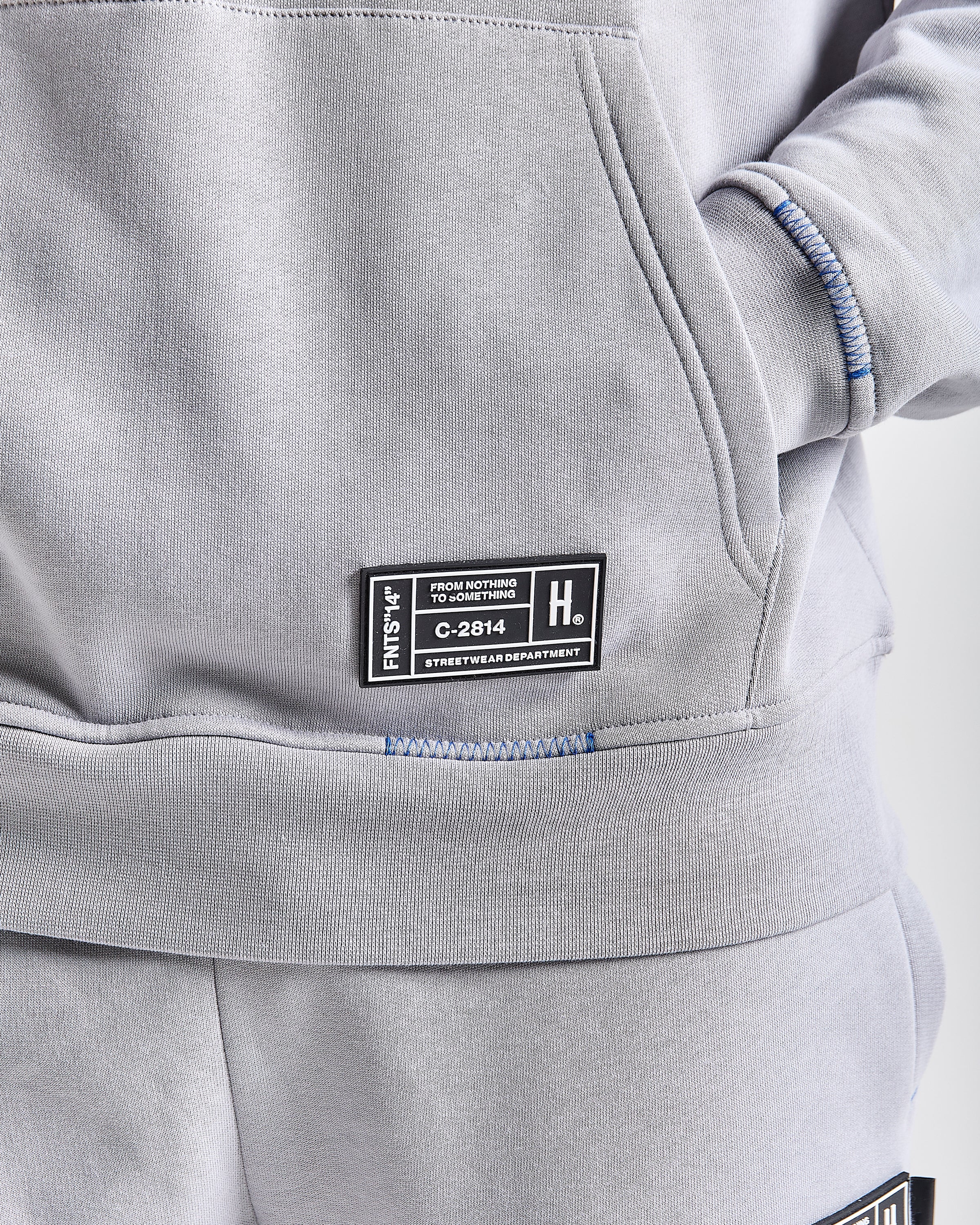 Felpa con cappuccio Blend - Grigio/Nero/Blu