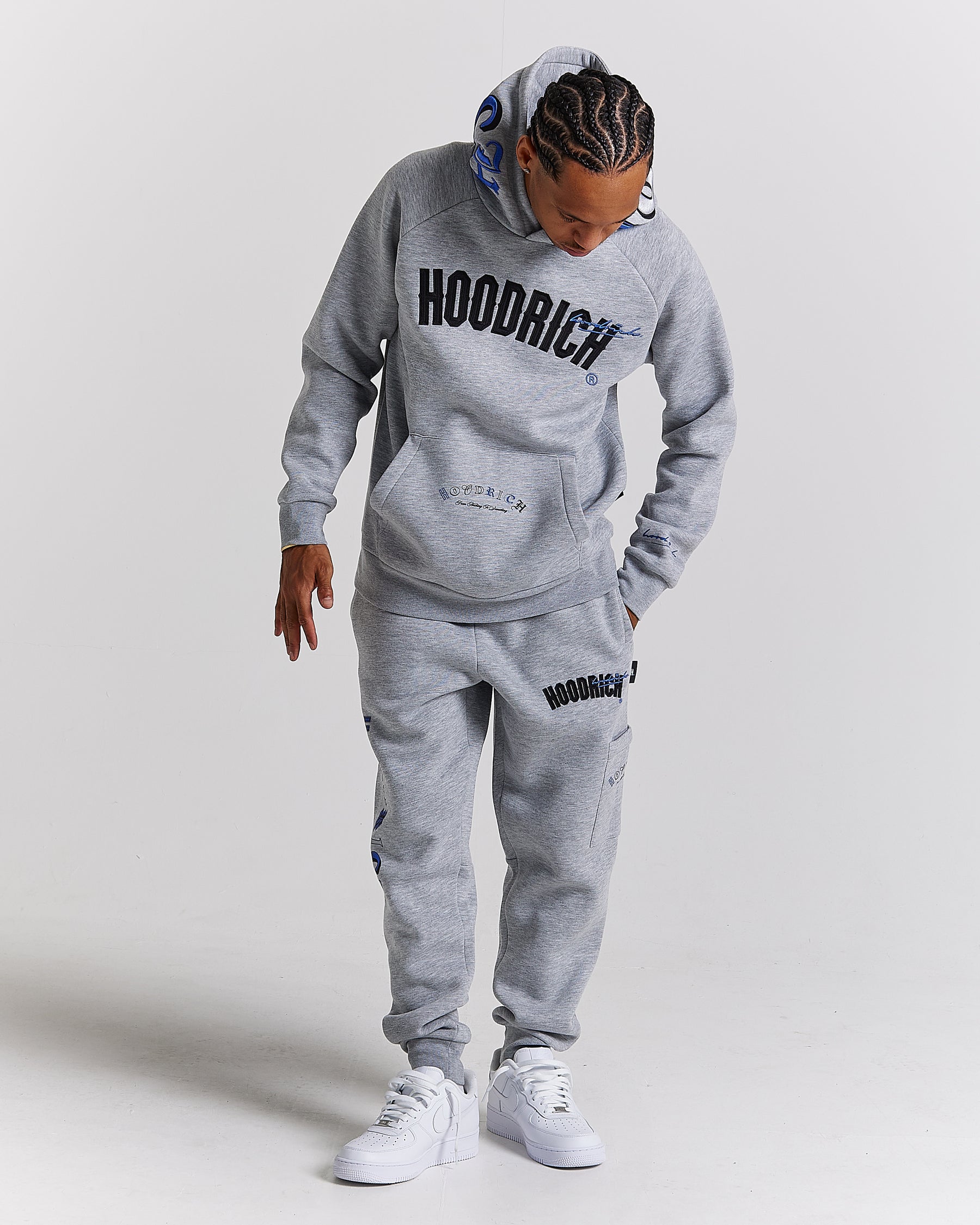 Heat Joggers - Grey/Black/Blue