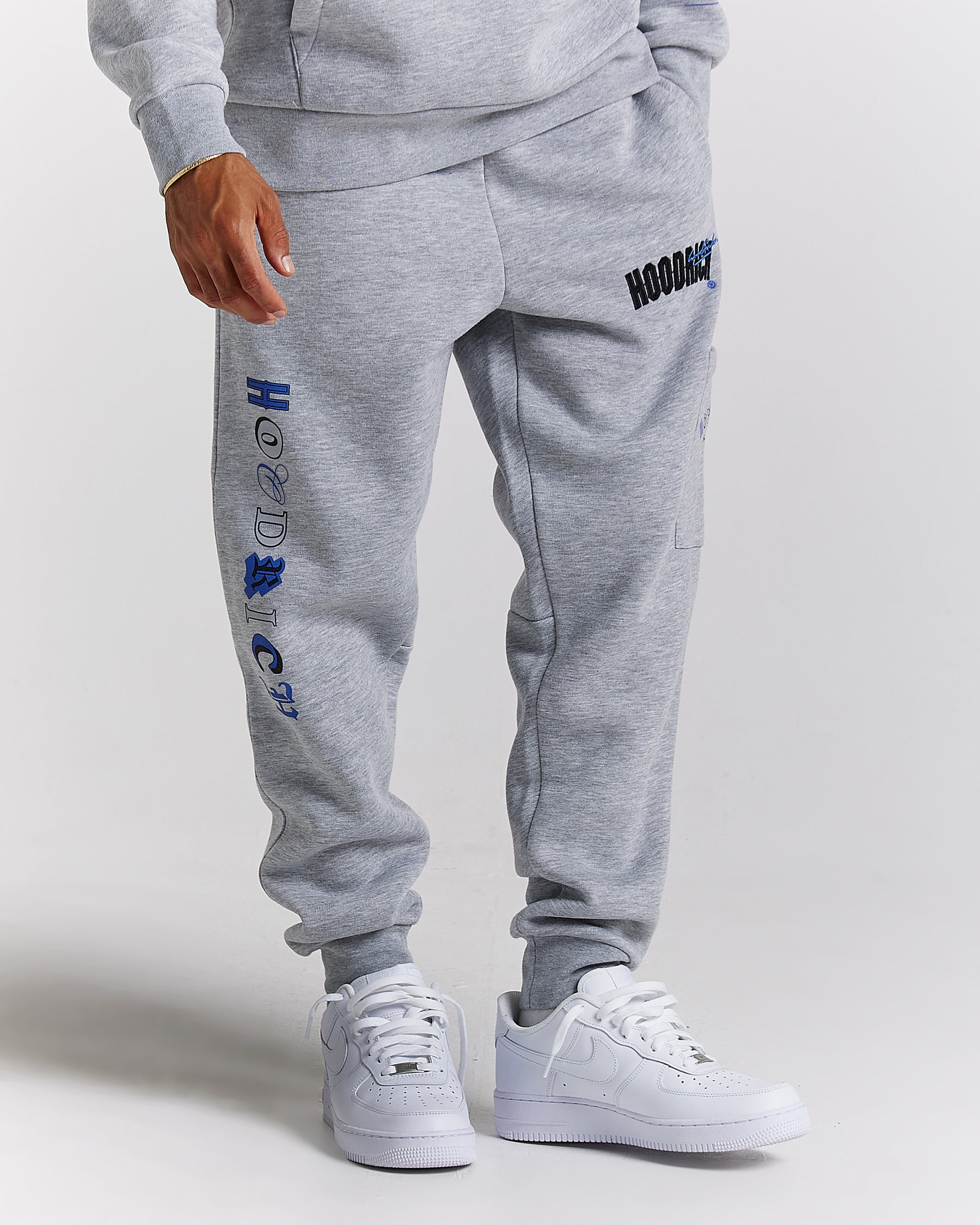 Heat Joggers - Grey/Black/Blue