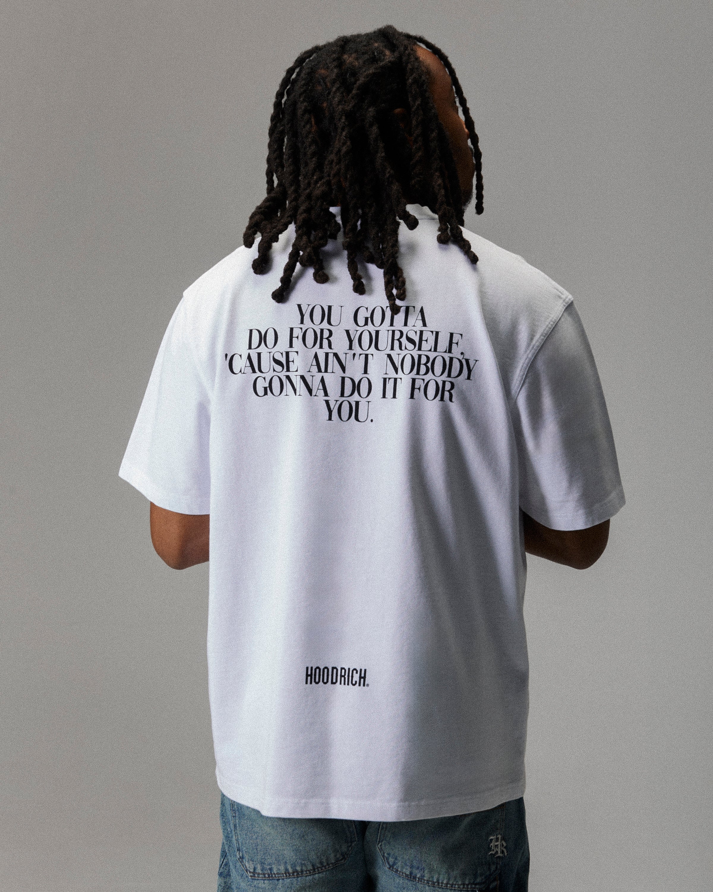 Maglietta Grit Boyz N The Hood - Bianco/Nero