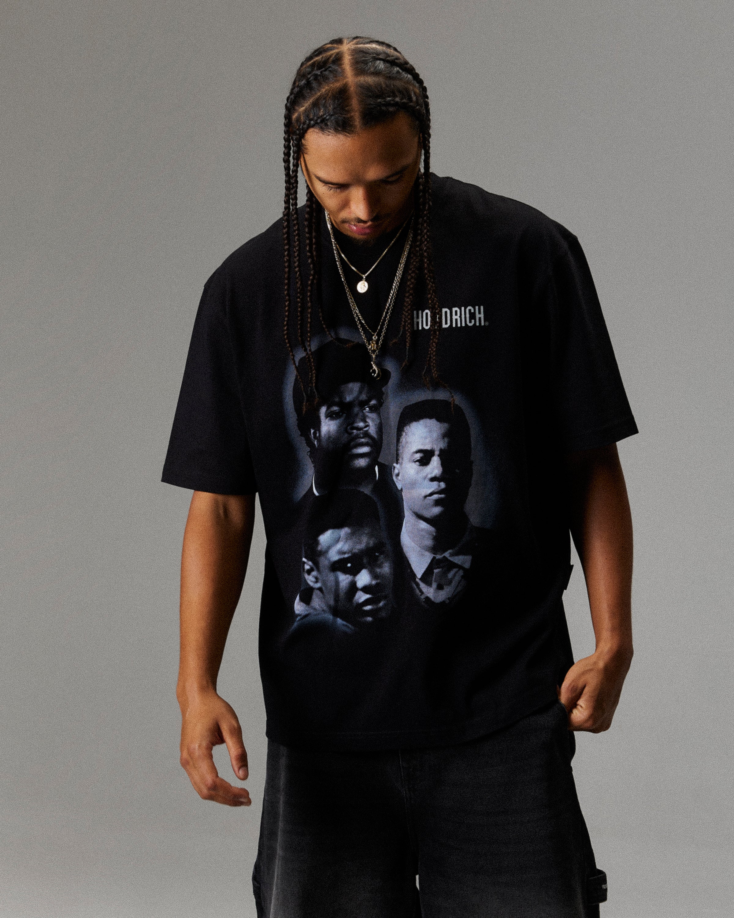 Maglietta Heritage Boyz N The Hood - Nero/Grigio
