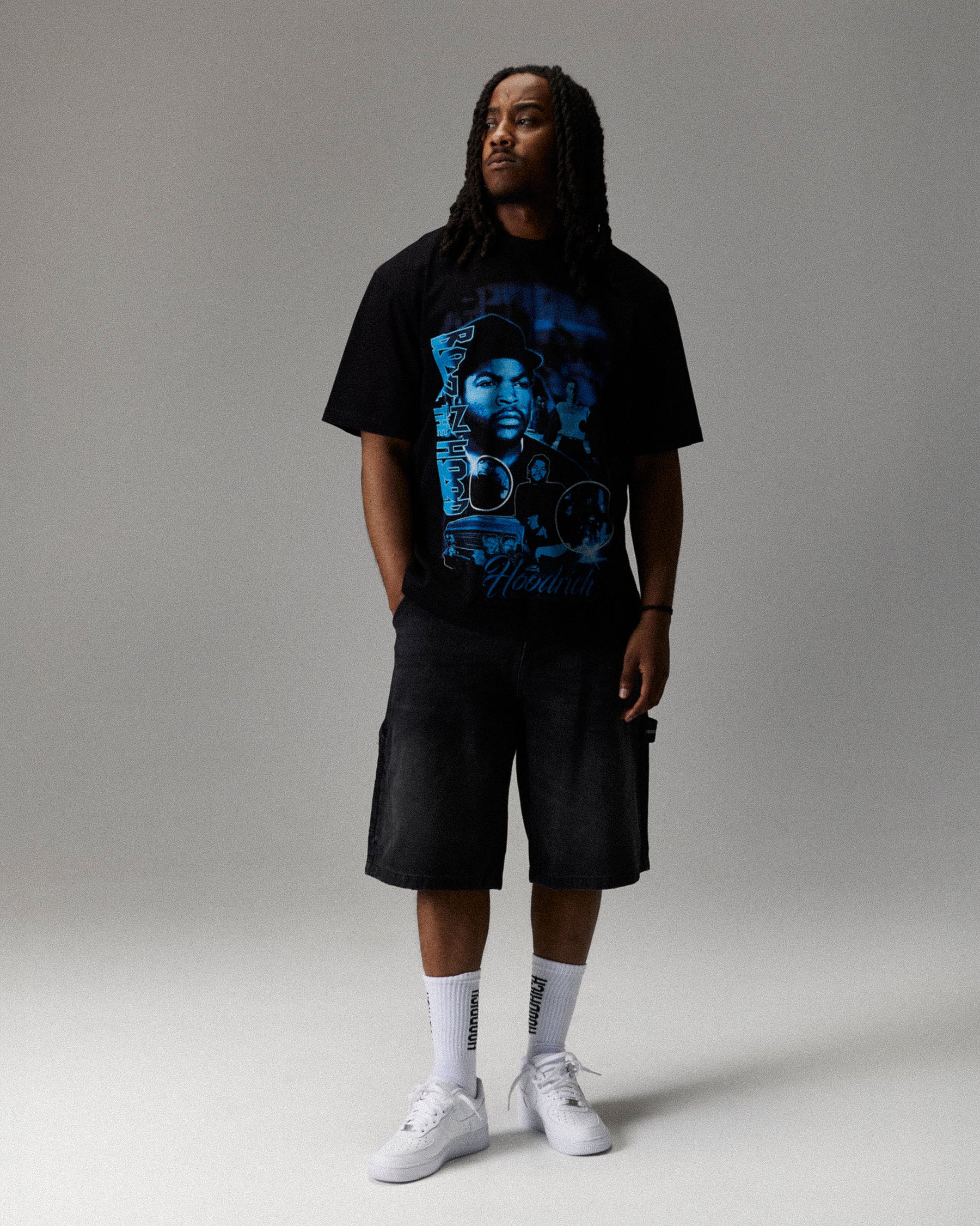 Empire Boyz N The Hood T-Shirt - Black/Blue