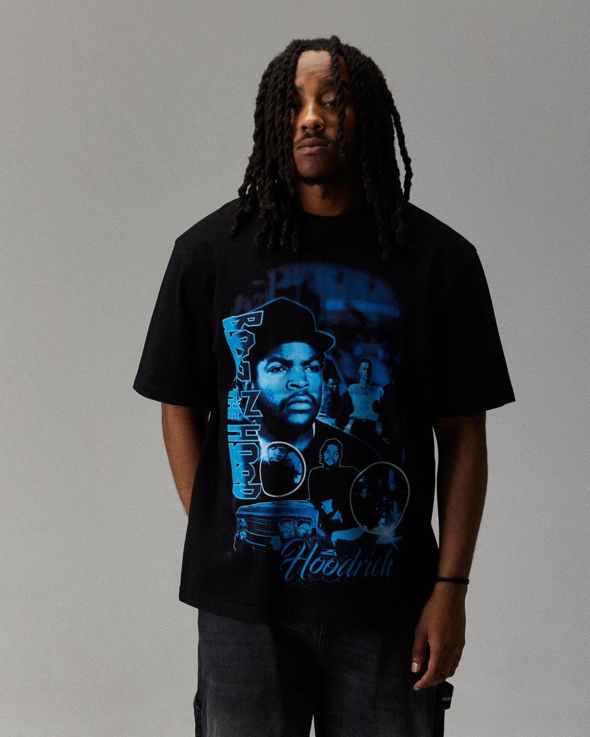Empire Boyz N The Hood T-Shirt - Black/Blue