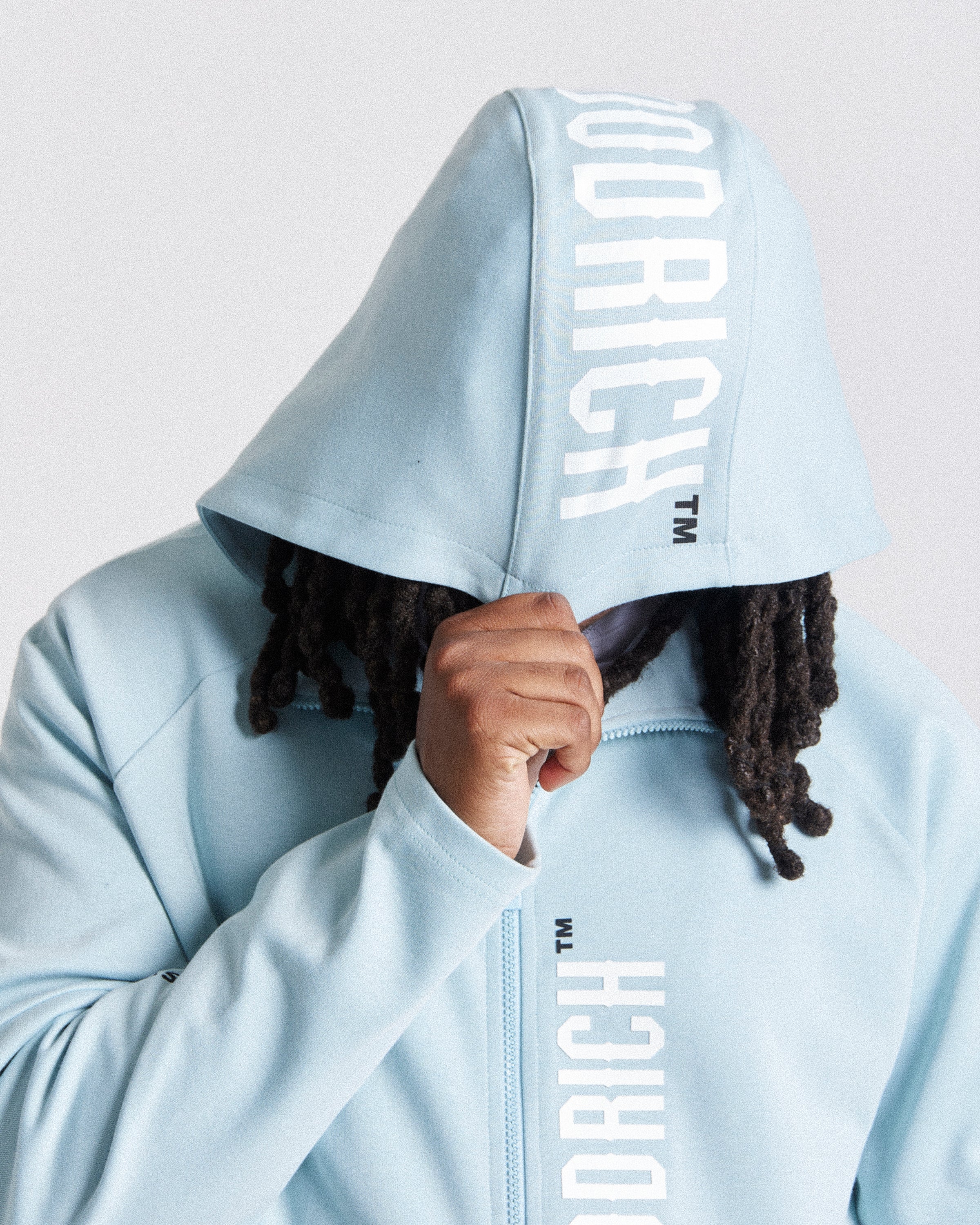 Felpa con cappuccio Circuit Zip - Blu/Bianco/Nero