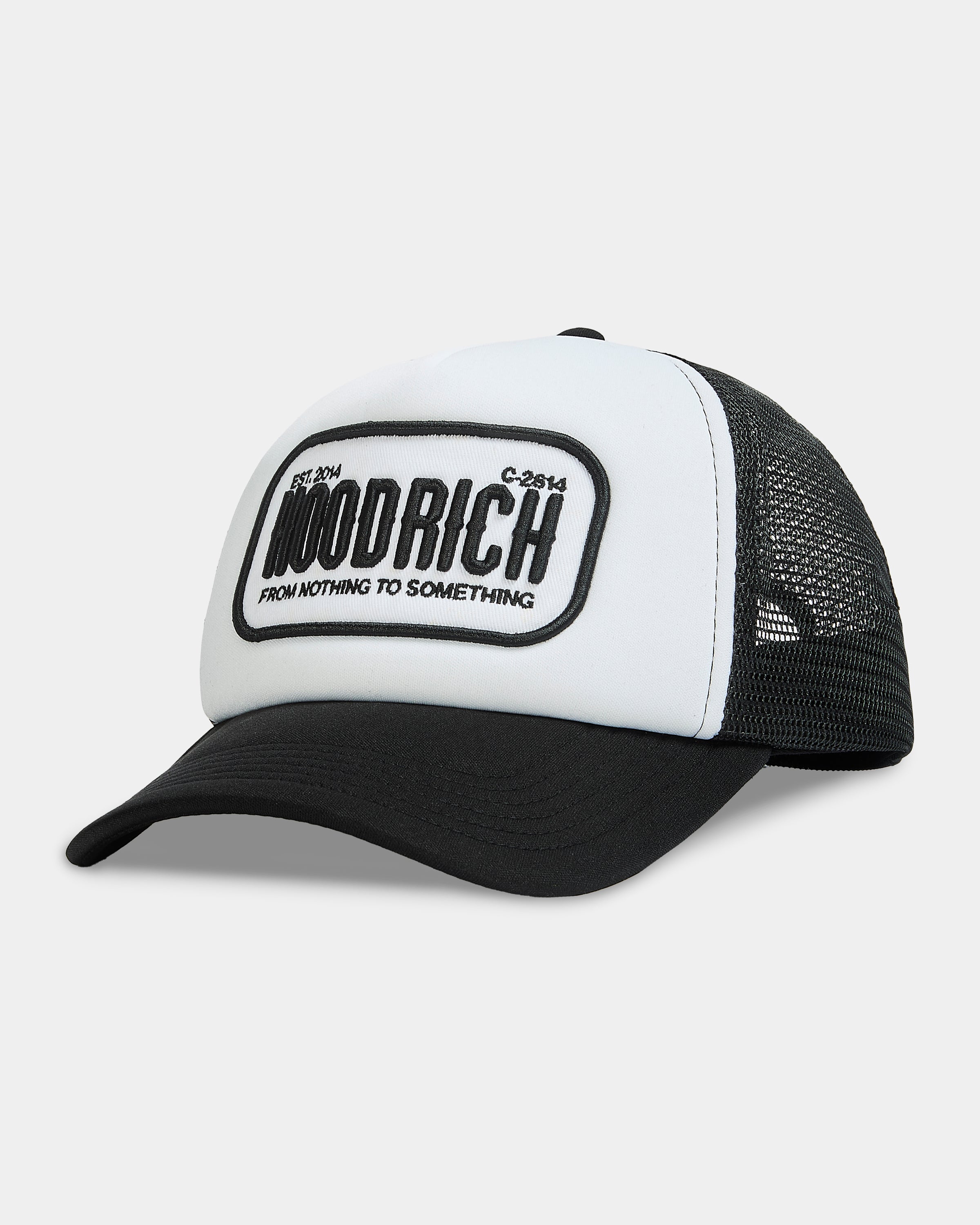 Cappellino da camionista Stamp - Bianco/Nero
