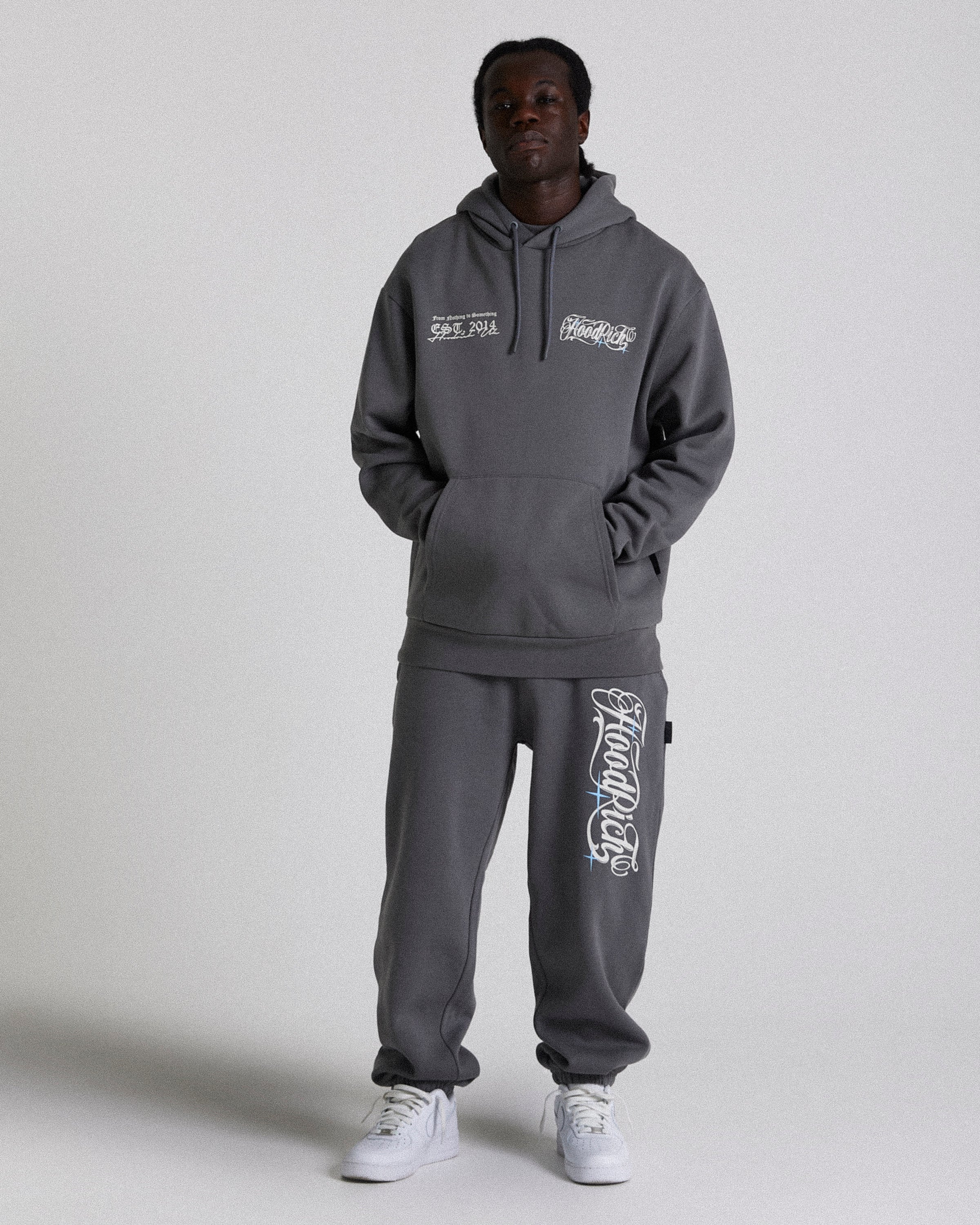 Jogger oversize Legacy - Grigio/Bianco/Blu