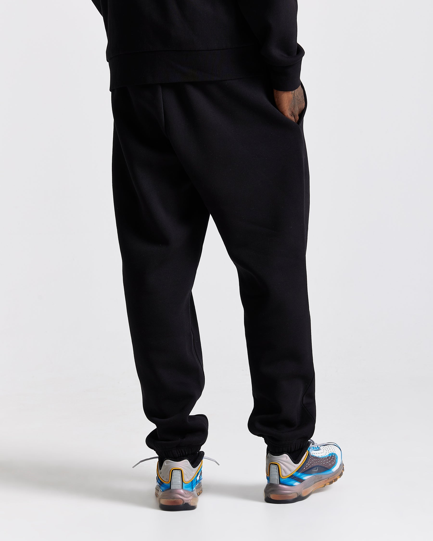 Curve Oversized Joggers - Black/Blue