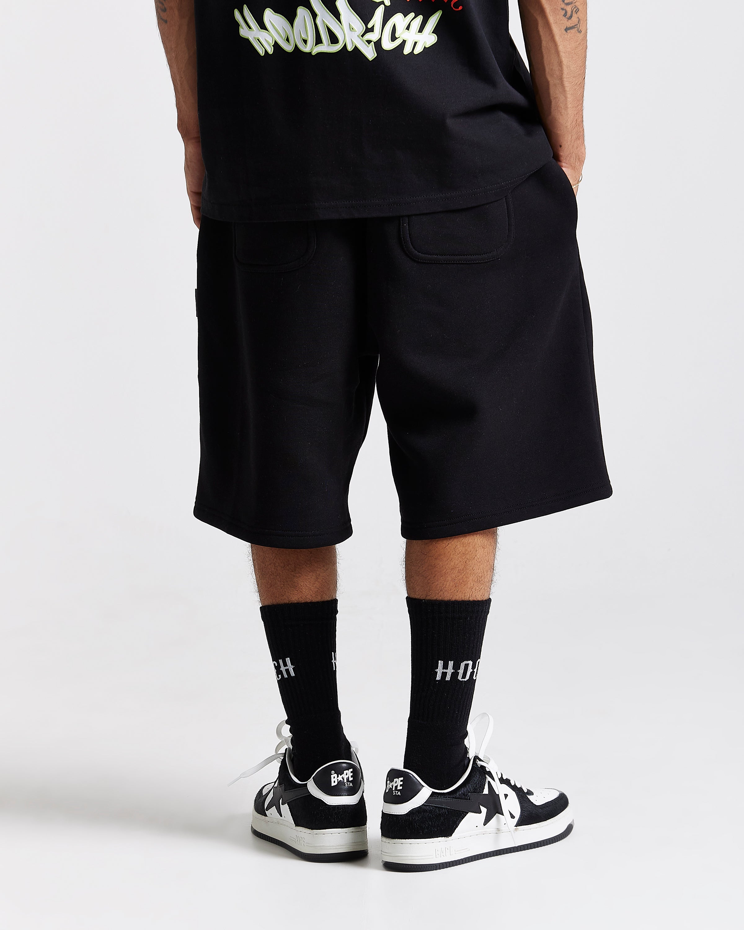 Pantaloncini oversize Graff Rave - Nero/Grigio/Rosa