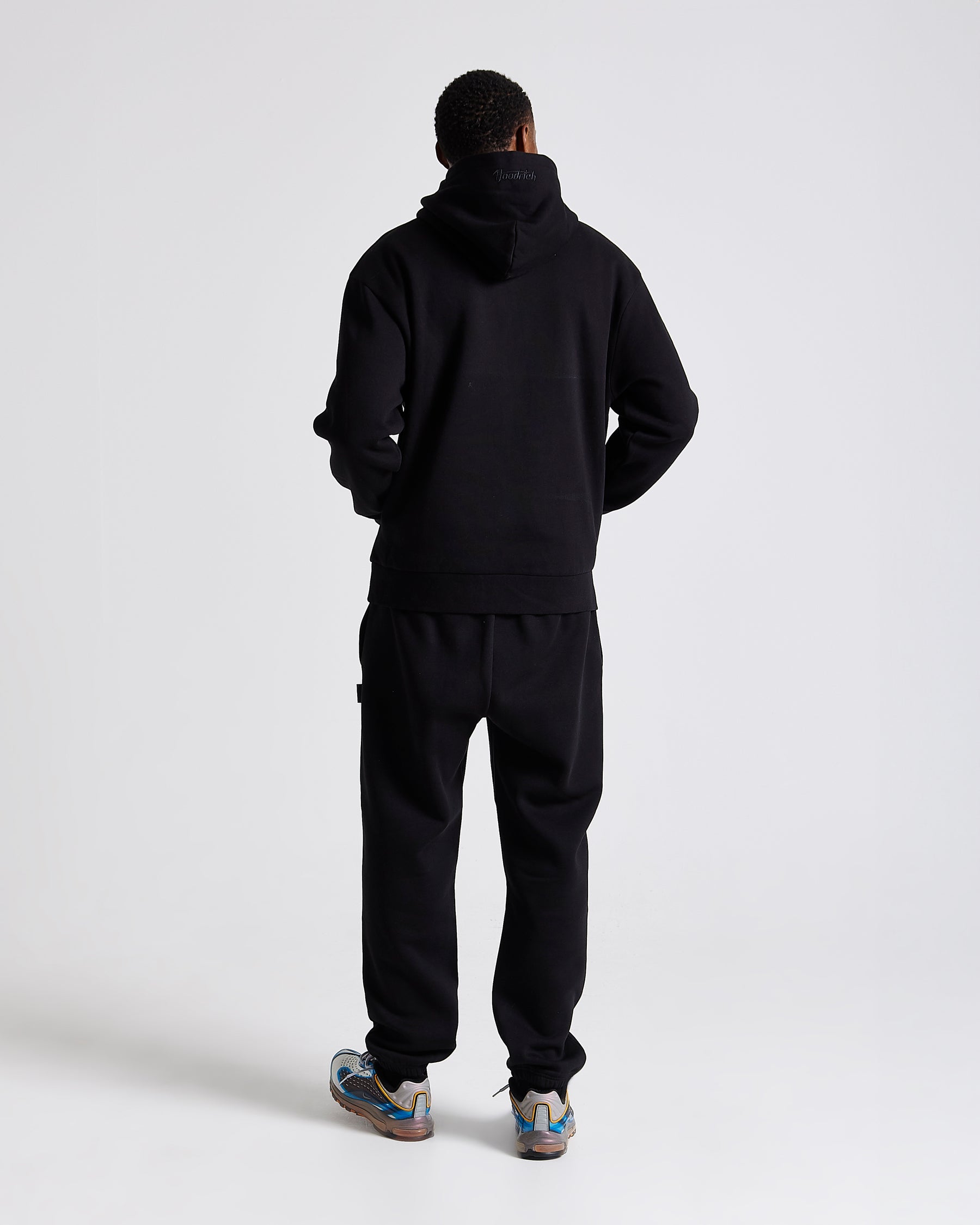 Curve Oversized Joggers - Black/Blue