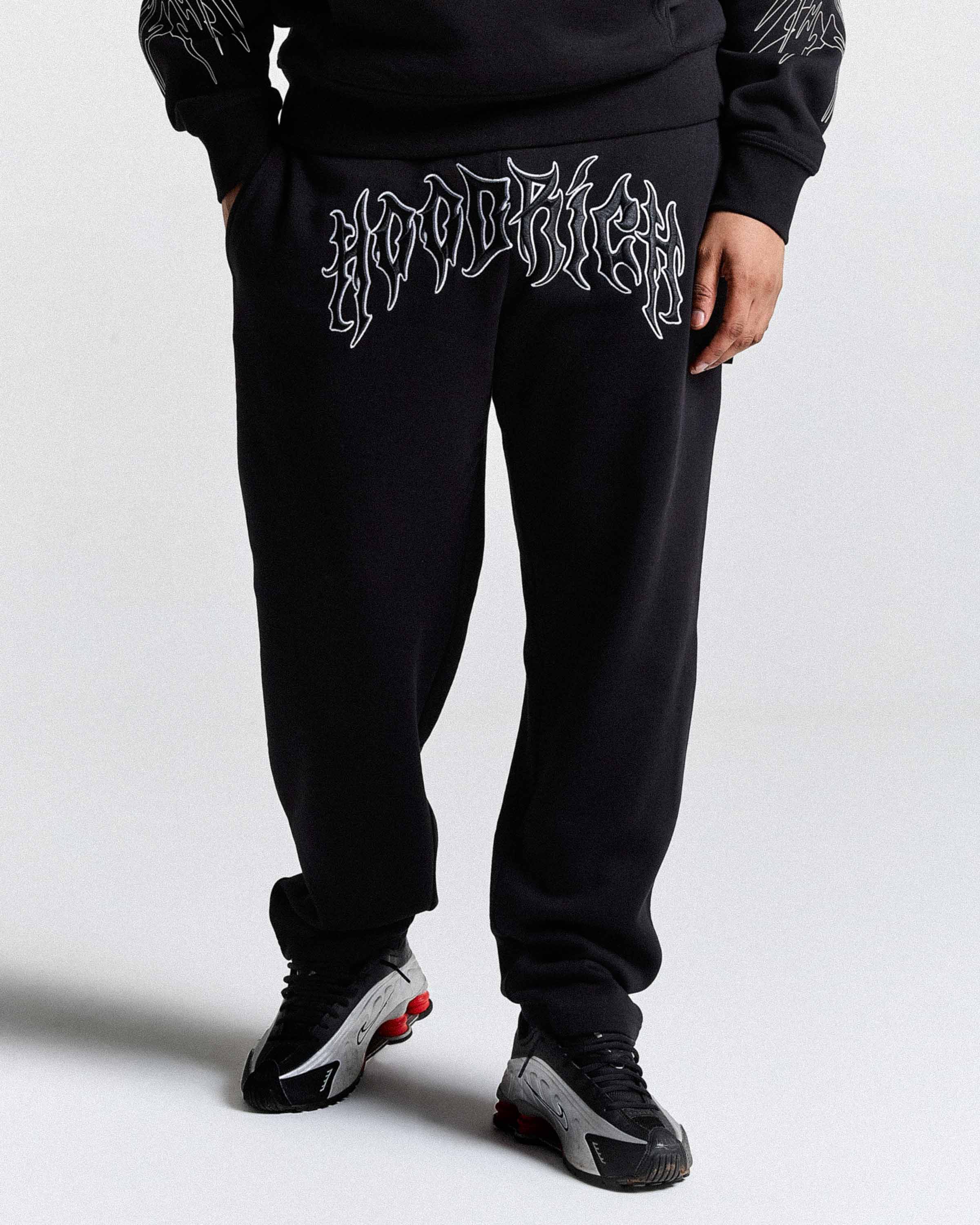 Pantaloni da jogging oversize Spectral - Nero/Bianco