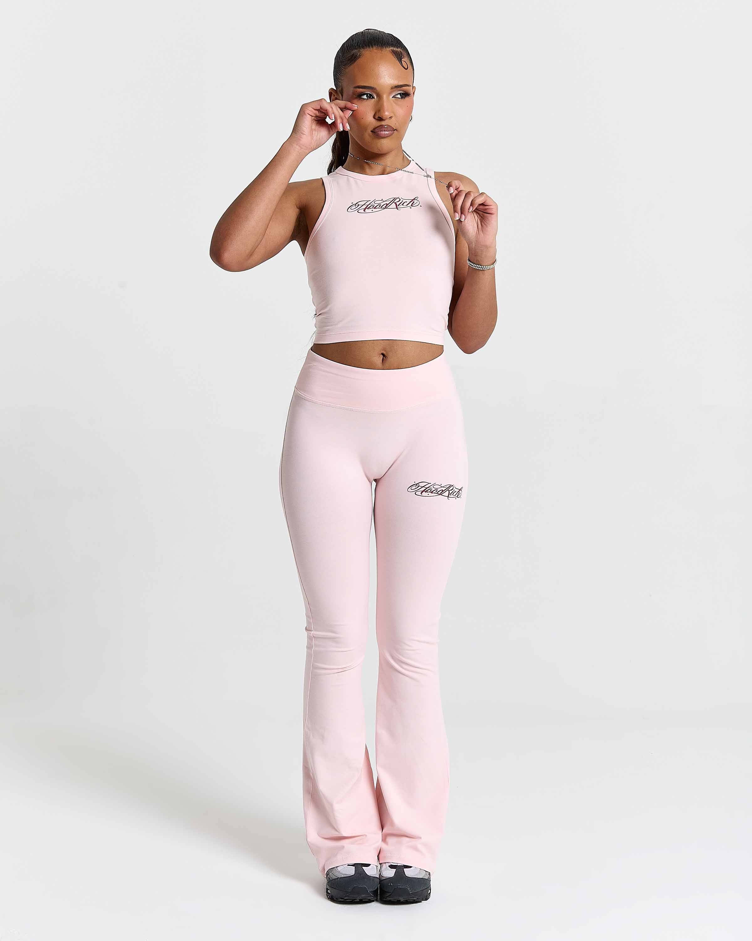 Gilet da corsa Solace Tie Back - Rosa