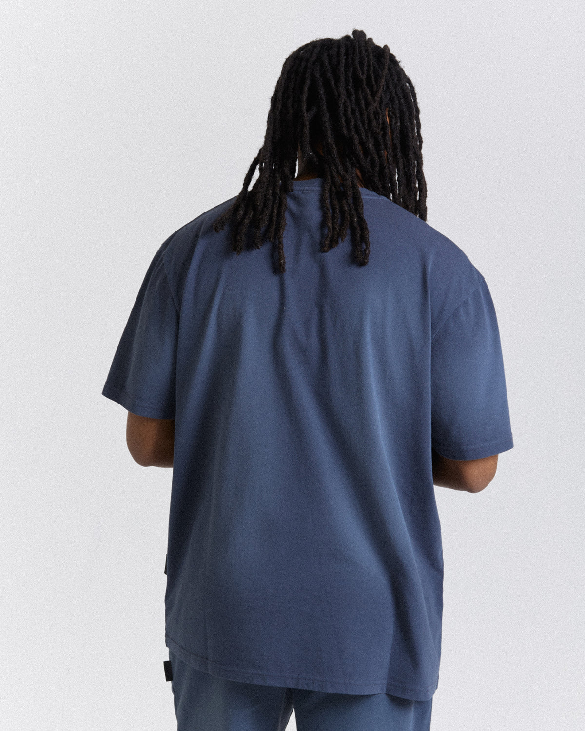 T-shirt oversize Ash - Blu/Grigio