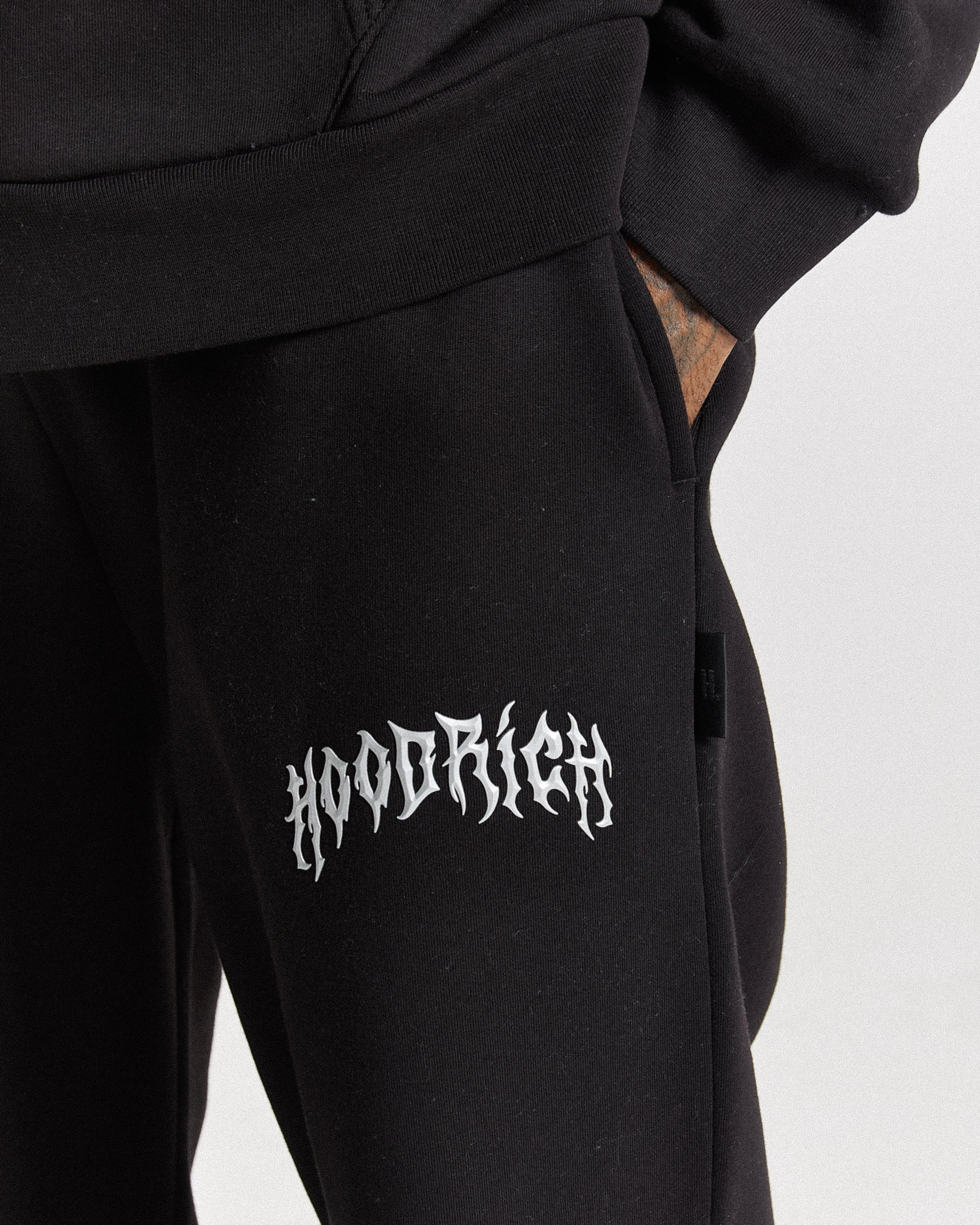 Midnight Oversized Jogger - Black/Chromatic