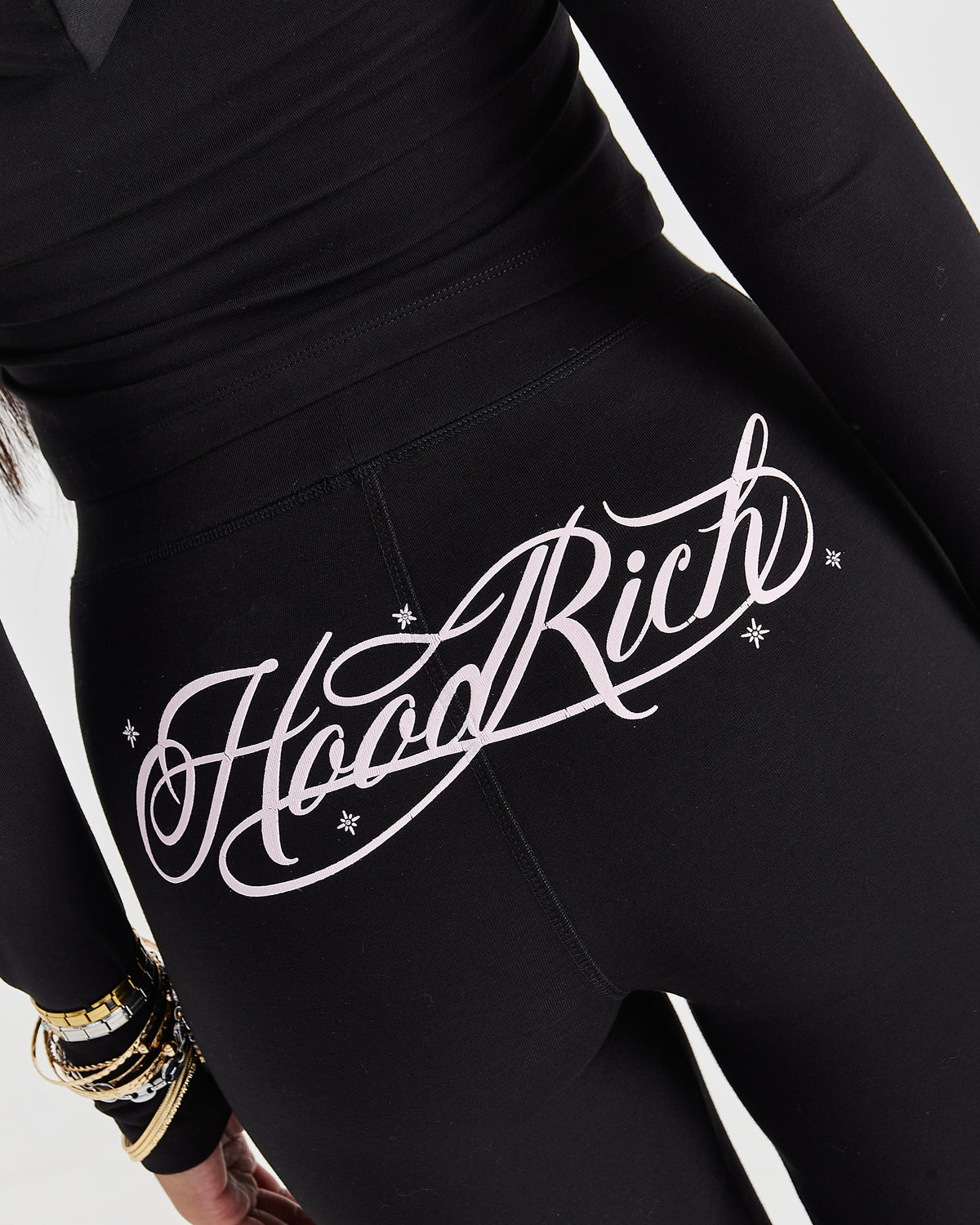 Women's Solace Fitted Set - Black/Pink