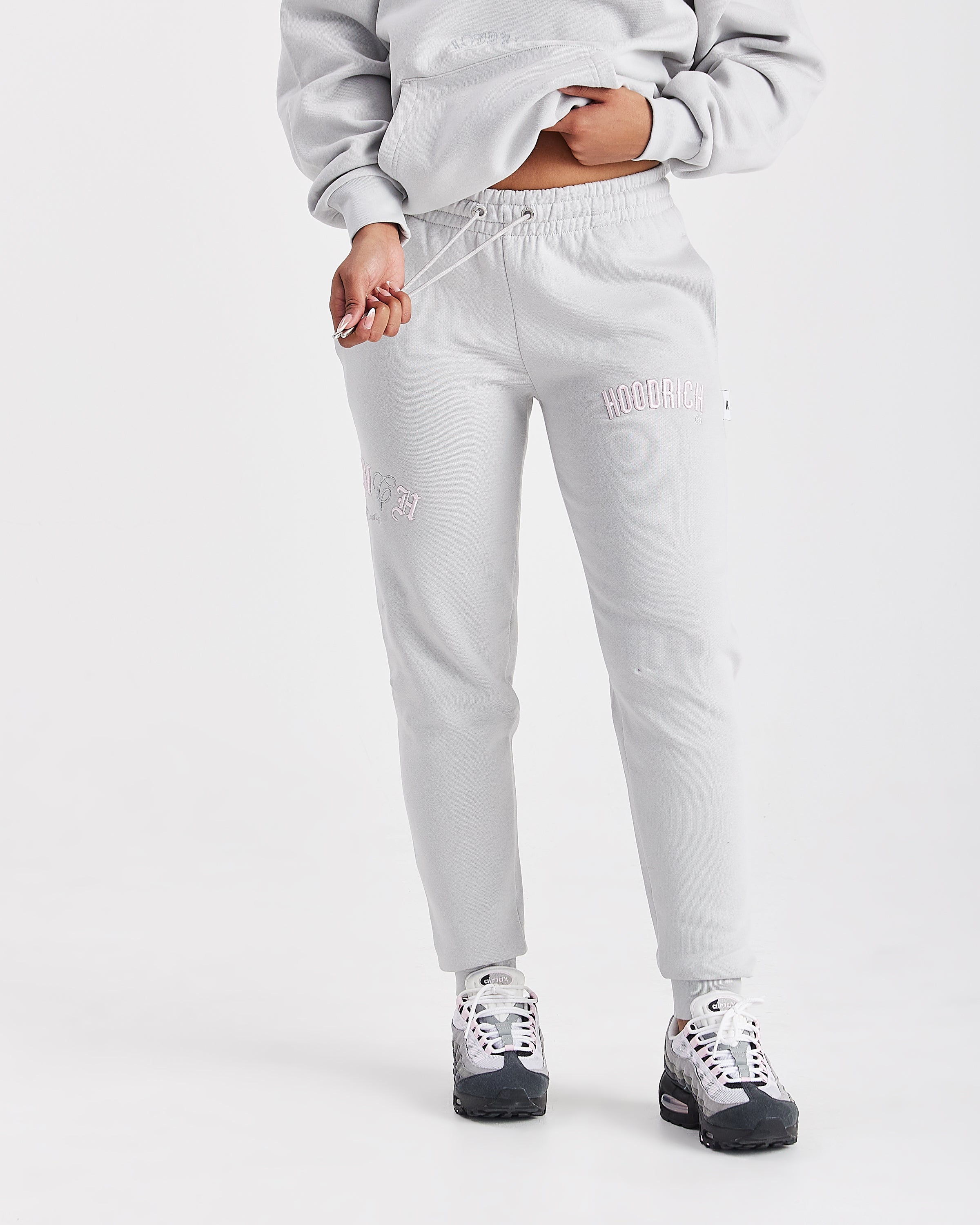 Calor Slim Joggers - Grigio chiaro/Rosa