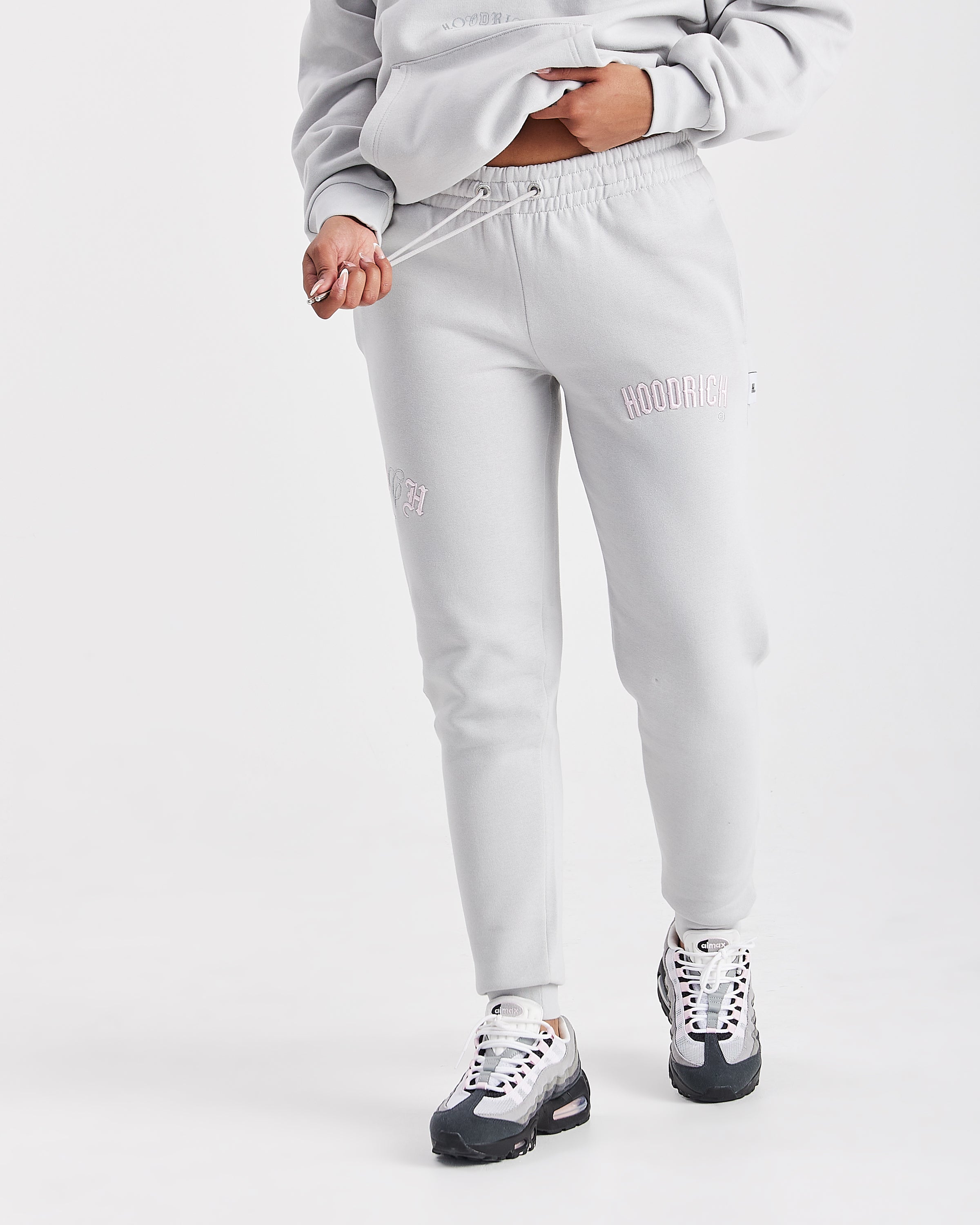 Calor Slim Joggers - Grigio chiaro/Rosa