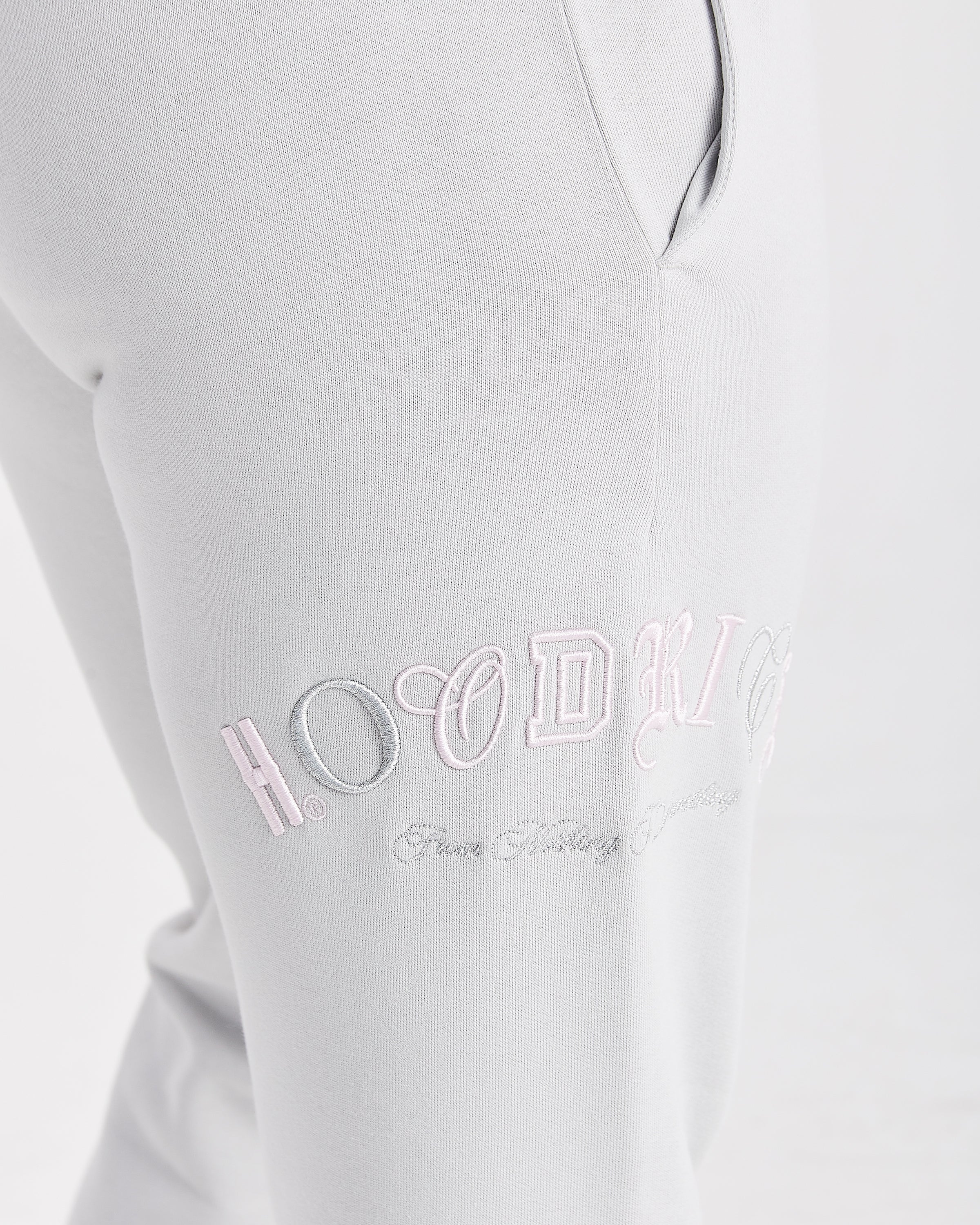Calor Slim Joggers - Grigio chiaro/Rosa