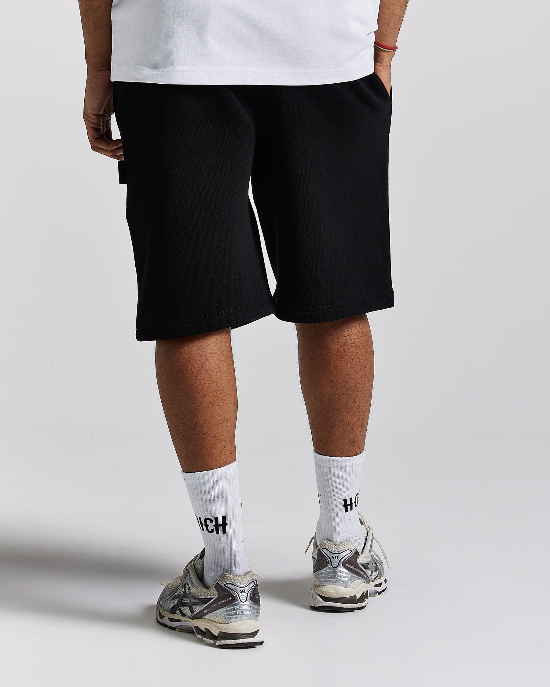 Iron Oversized Shorts - Black/Grey/White