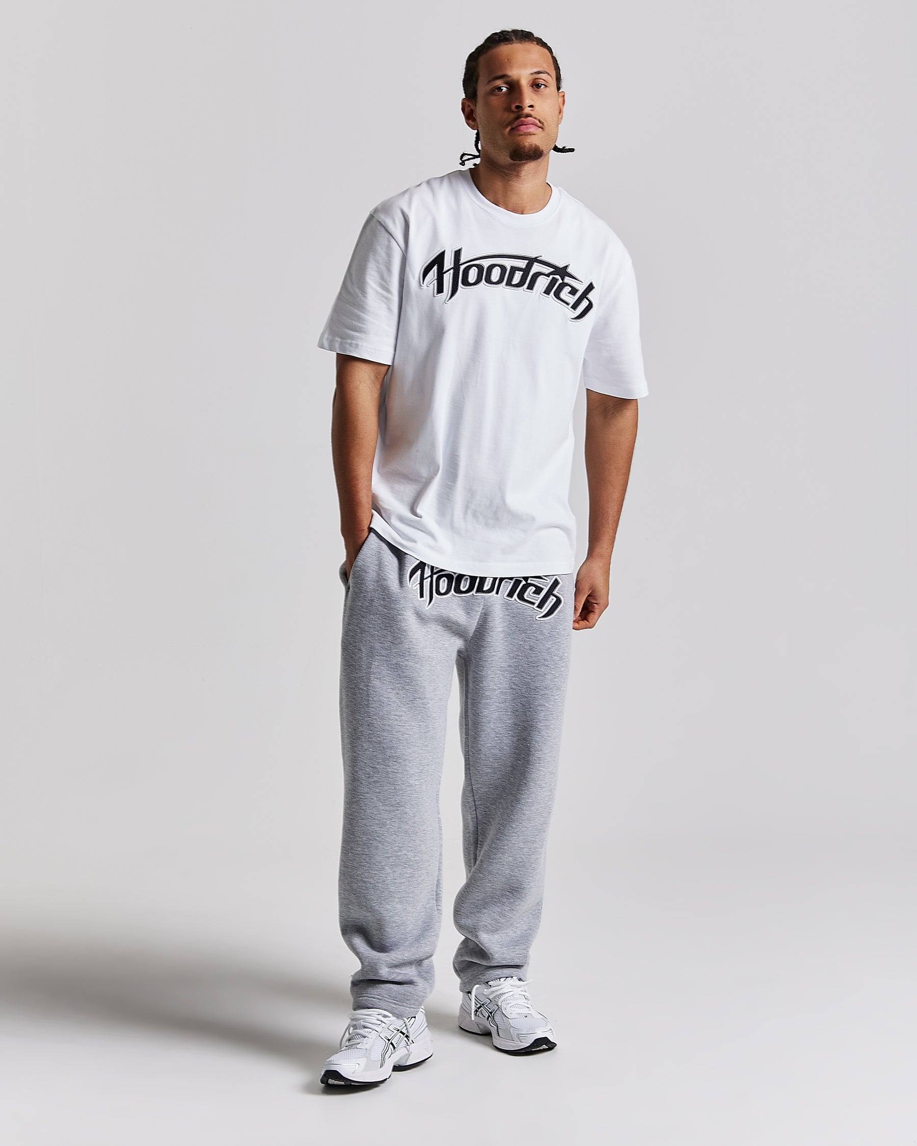 Galaxy Oversized T-Shirt - White/Black/Grey