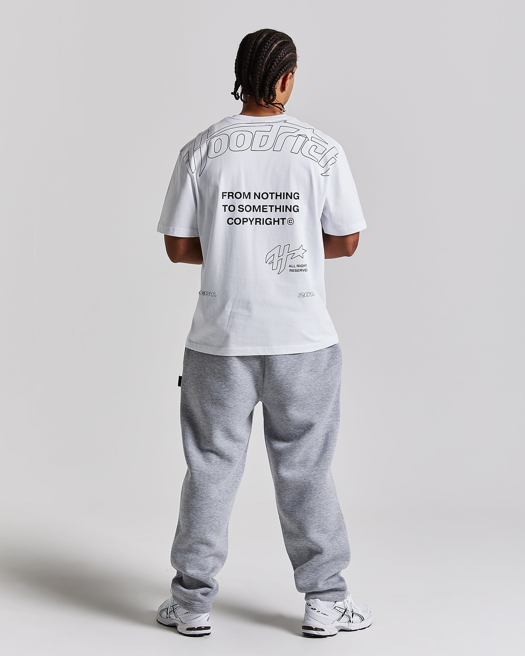 Galaxy Oversized T-Shirt - White/Black/Grey