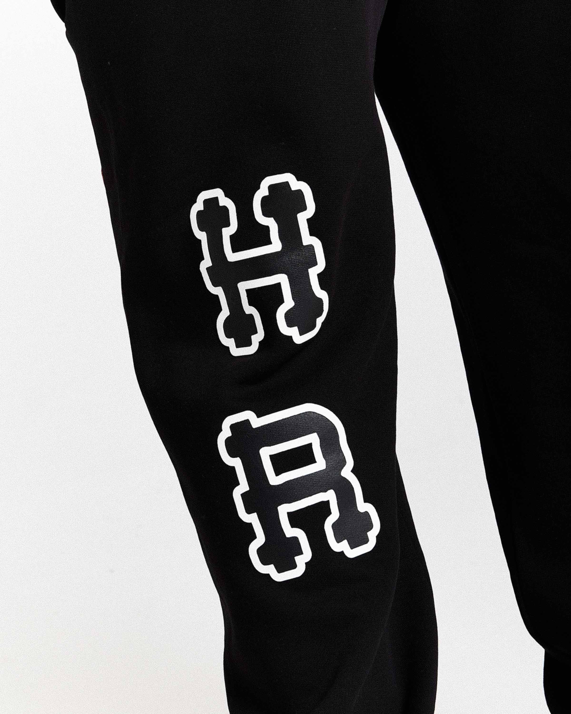 Pantaloni da jogging oversize Loony - Nero/Bianco