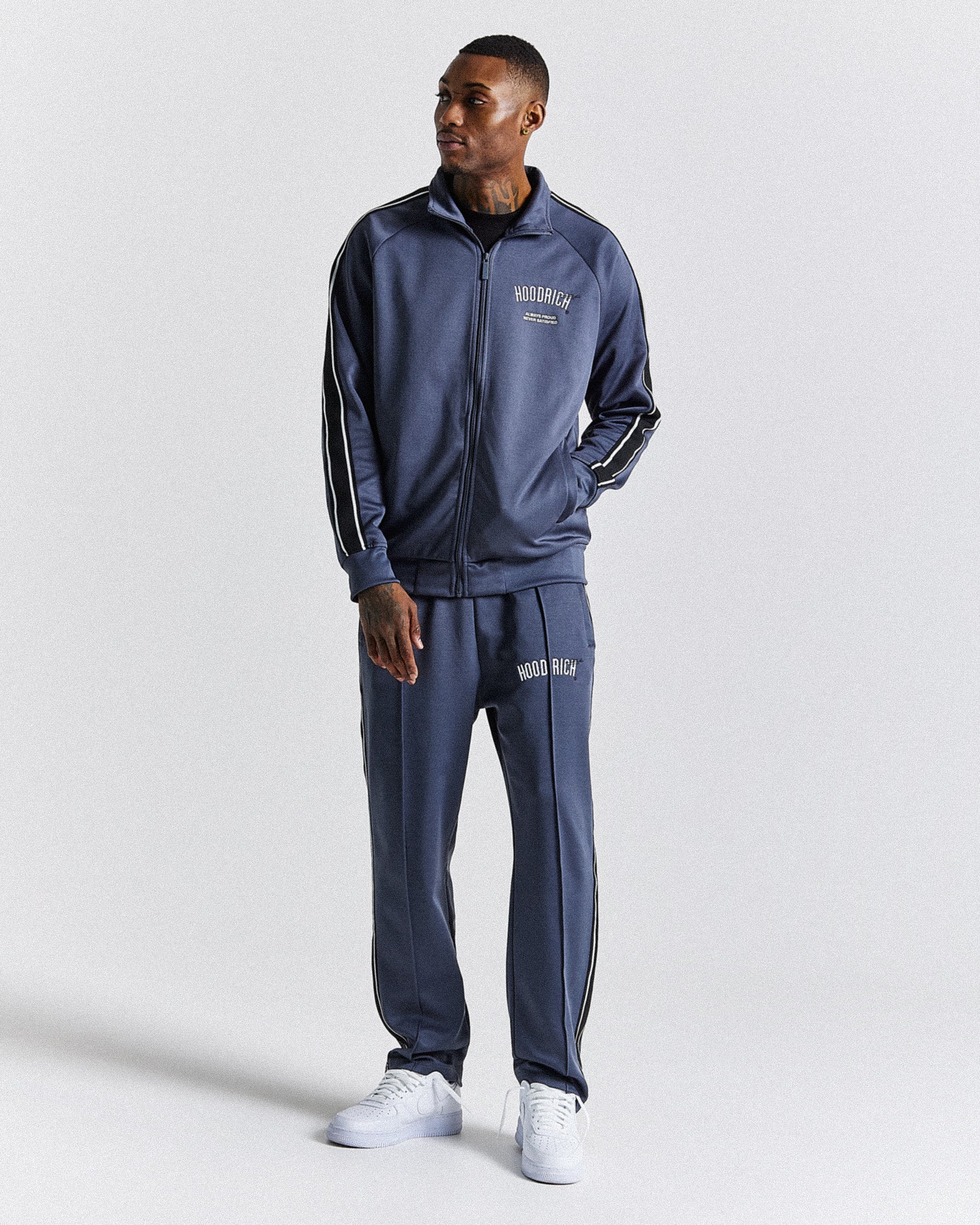 Ignite Track Pant - Navy/White