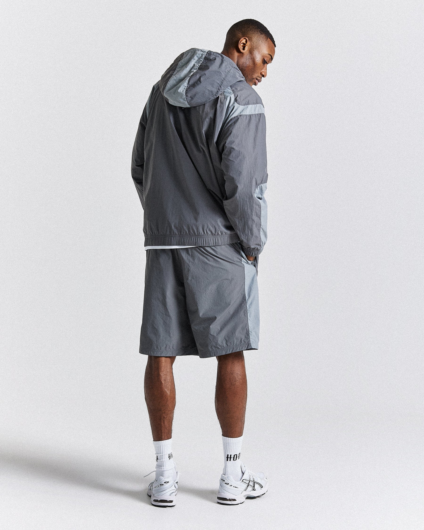 Galaxy Woven Jacket - Grey/Black