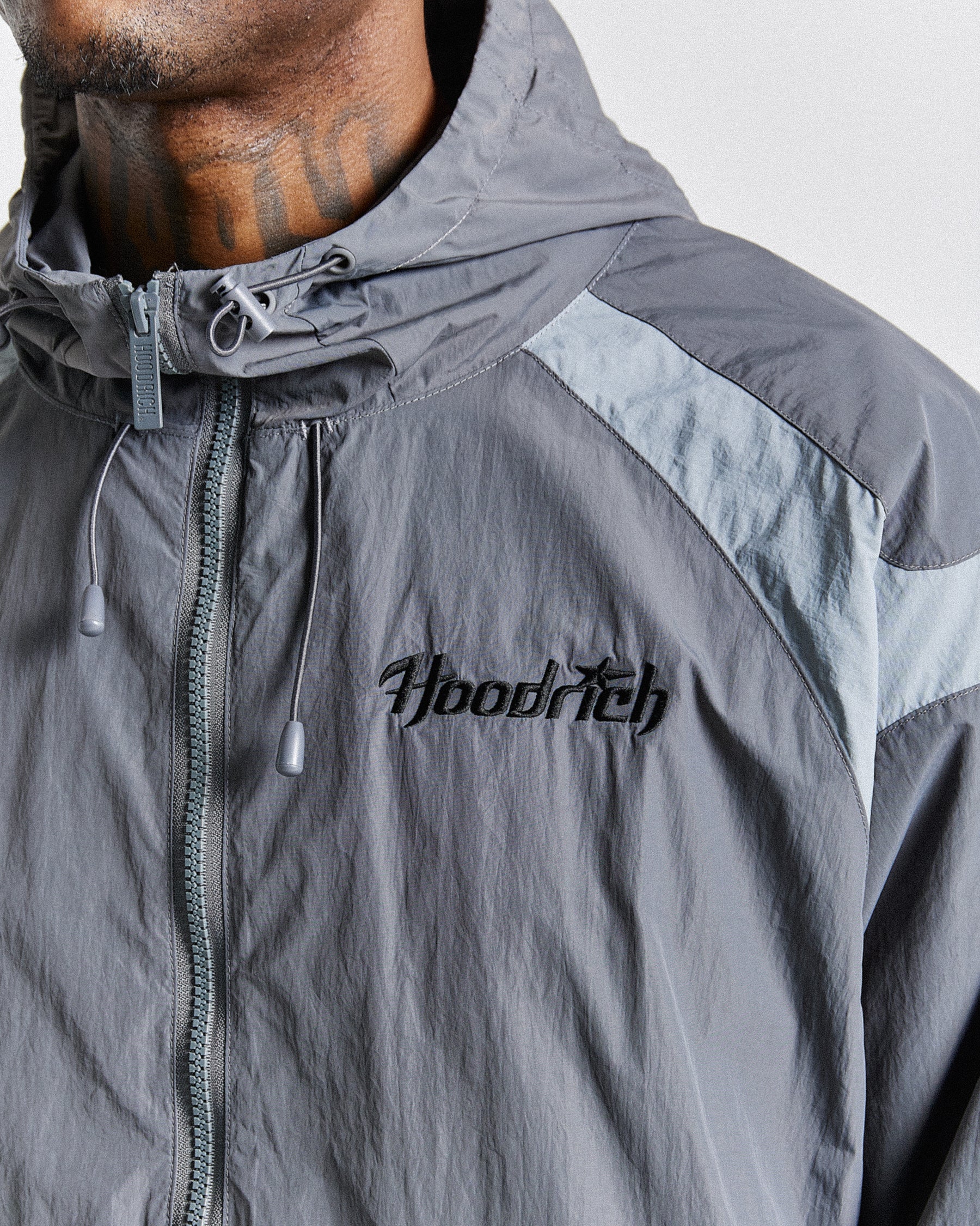 Galaxy Woven Jacket - Grey/Black