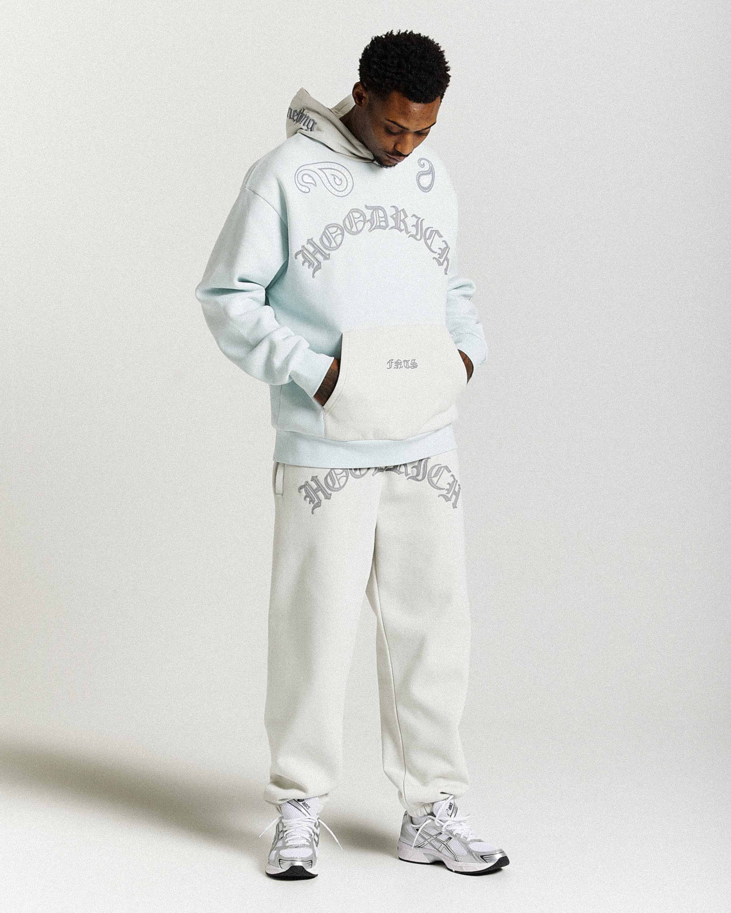 Pantaloni da jogging oversize Inkline - Grigio/Bianco
