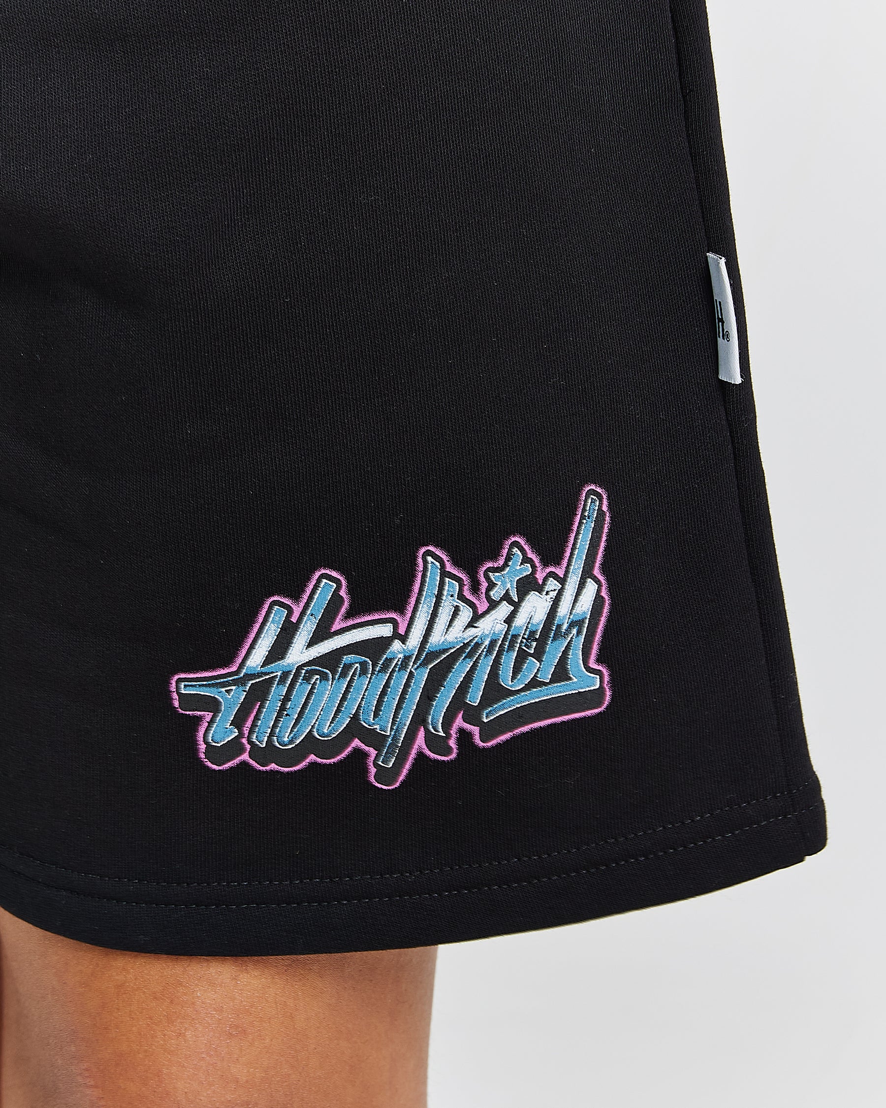 Erupt Sweatshorts - Black/Pinks