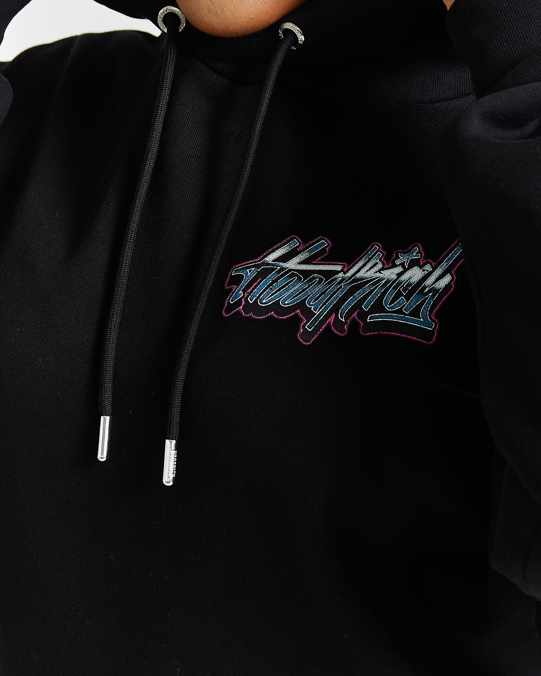 Erupt Oversized Hoodie - Black/Pinks
