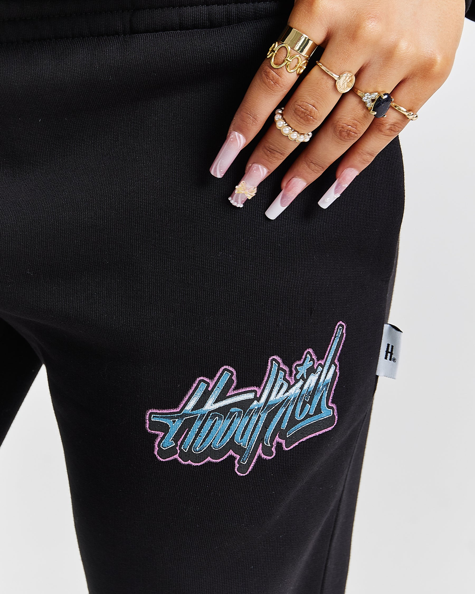 Erupt Joggers - Black/Pinks