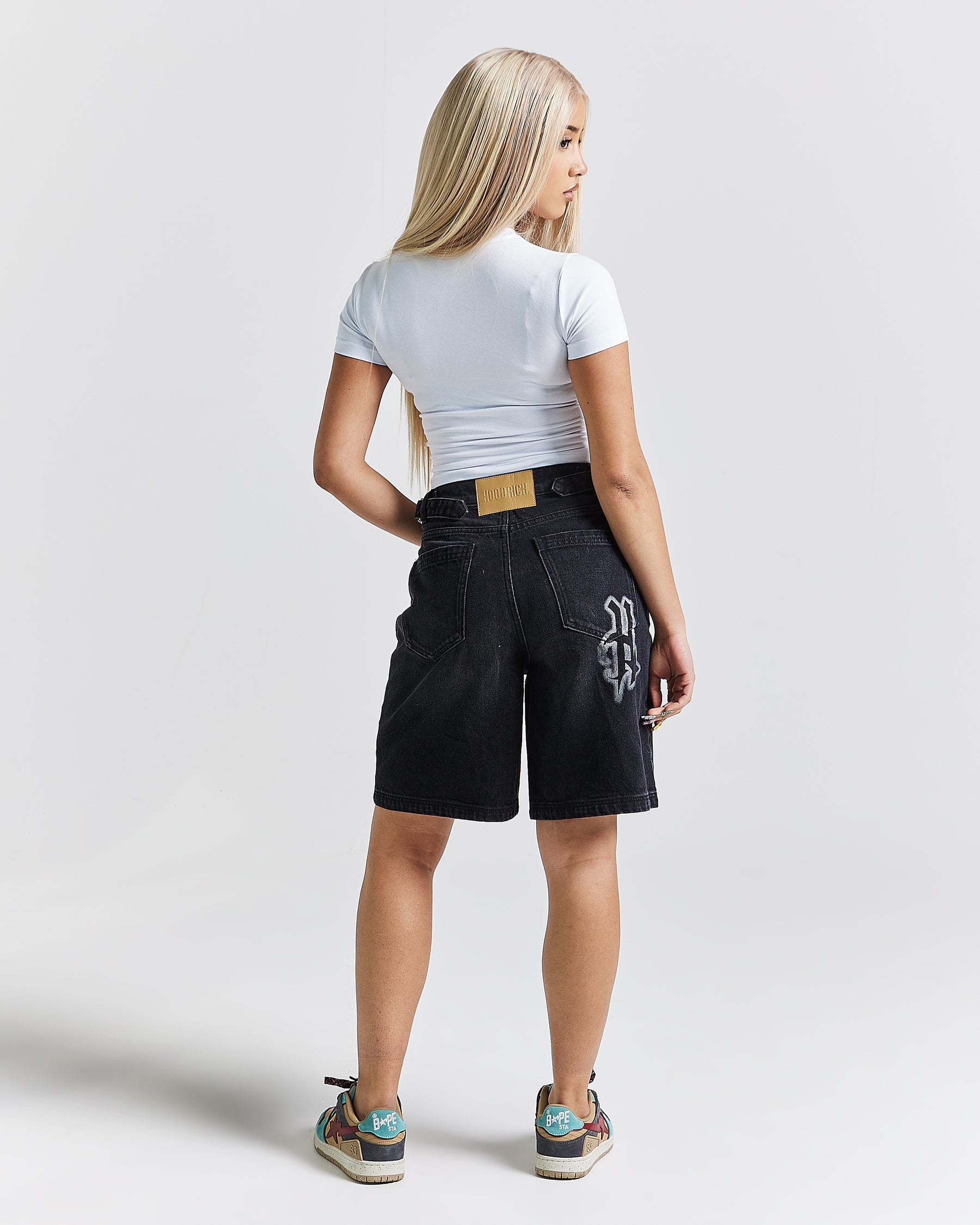 Totem Denim Jorts - Black Wash