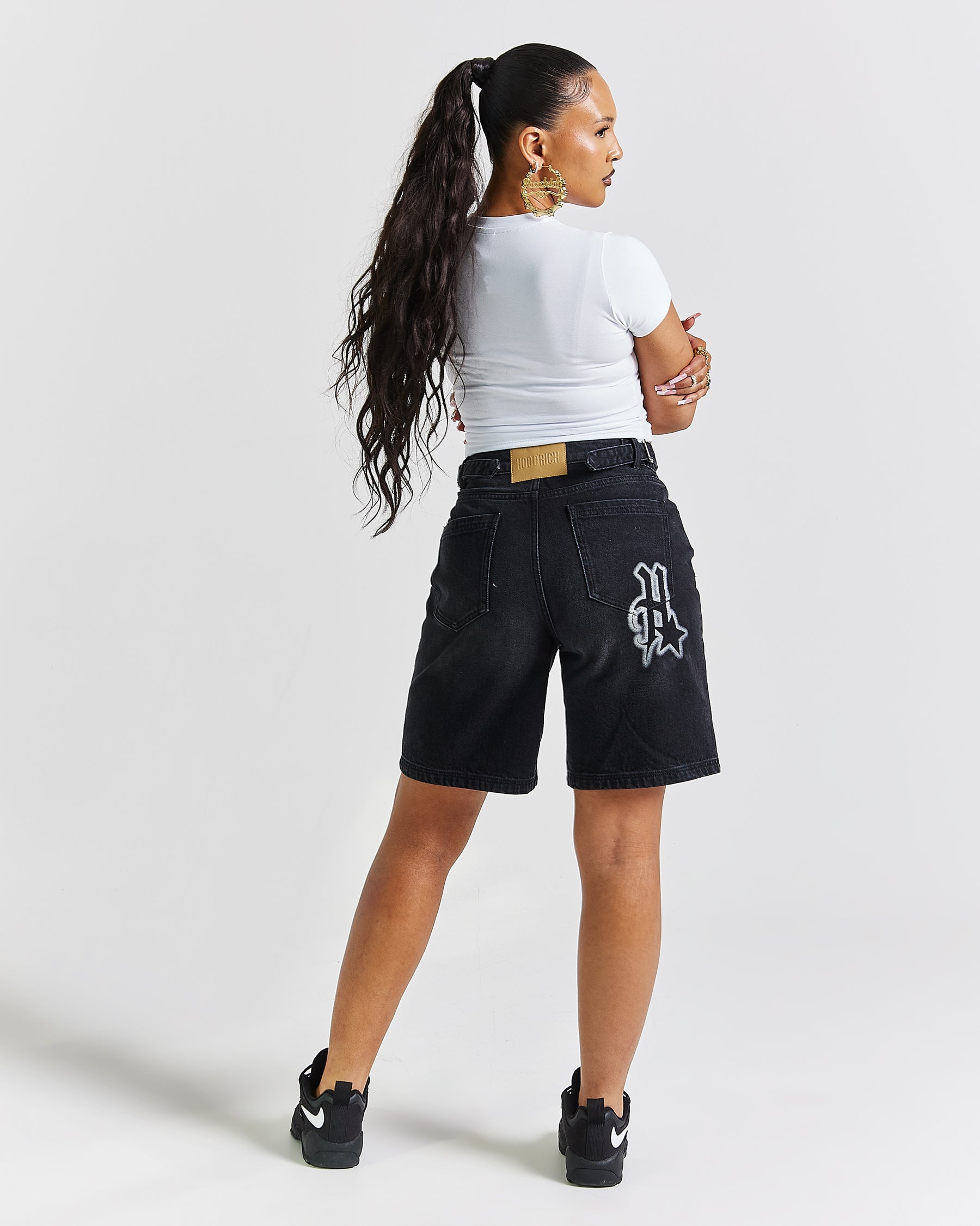 Totem Denim Jorts - Black Wash