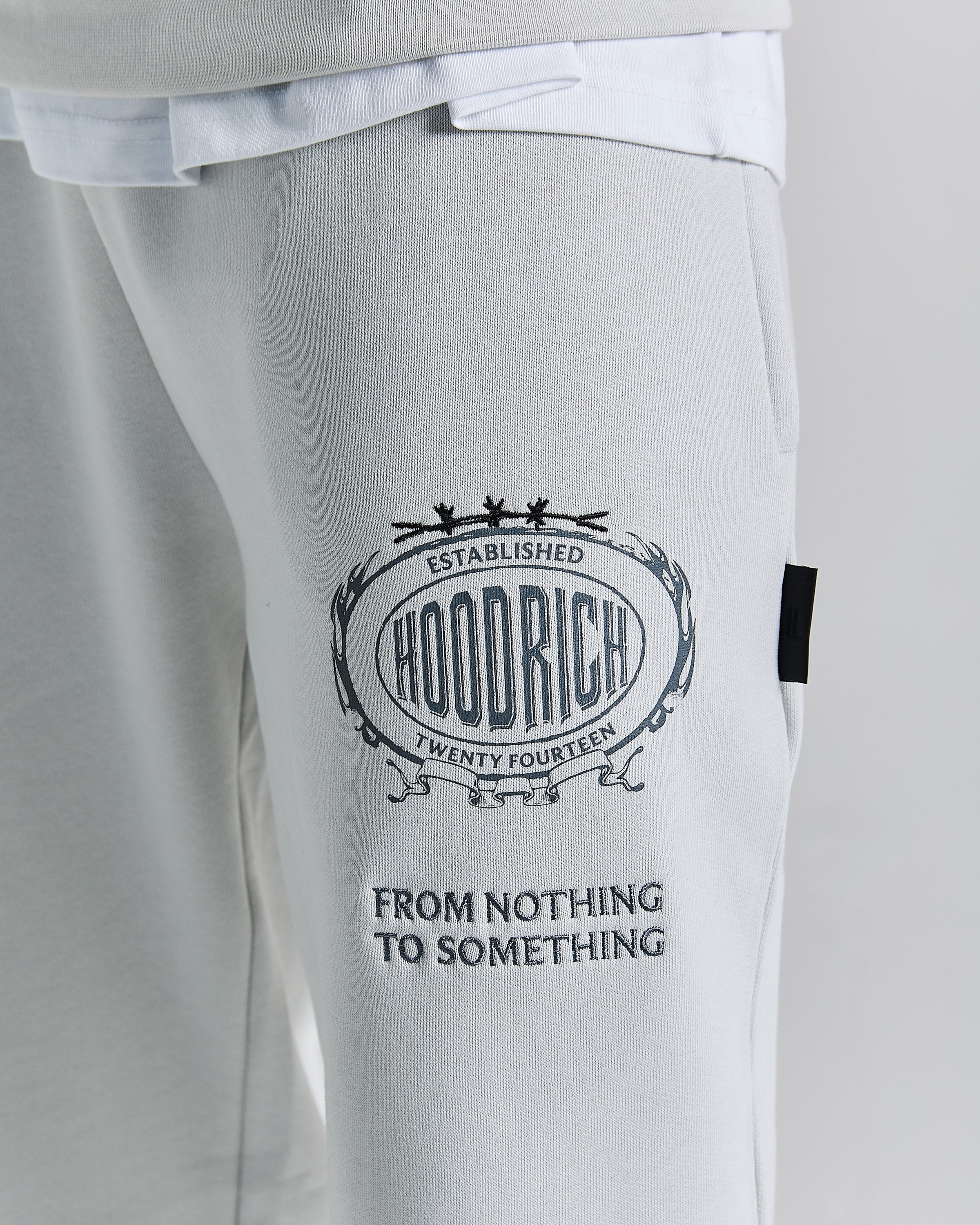 Jogger oversize Noir - Grigio chiaro/Nero