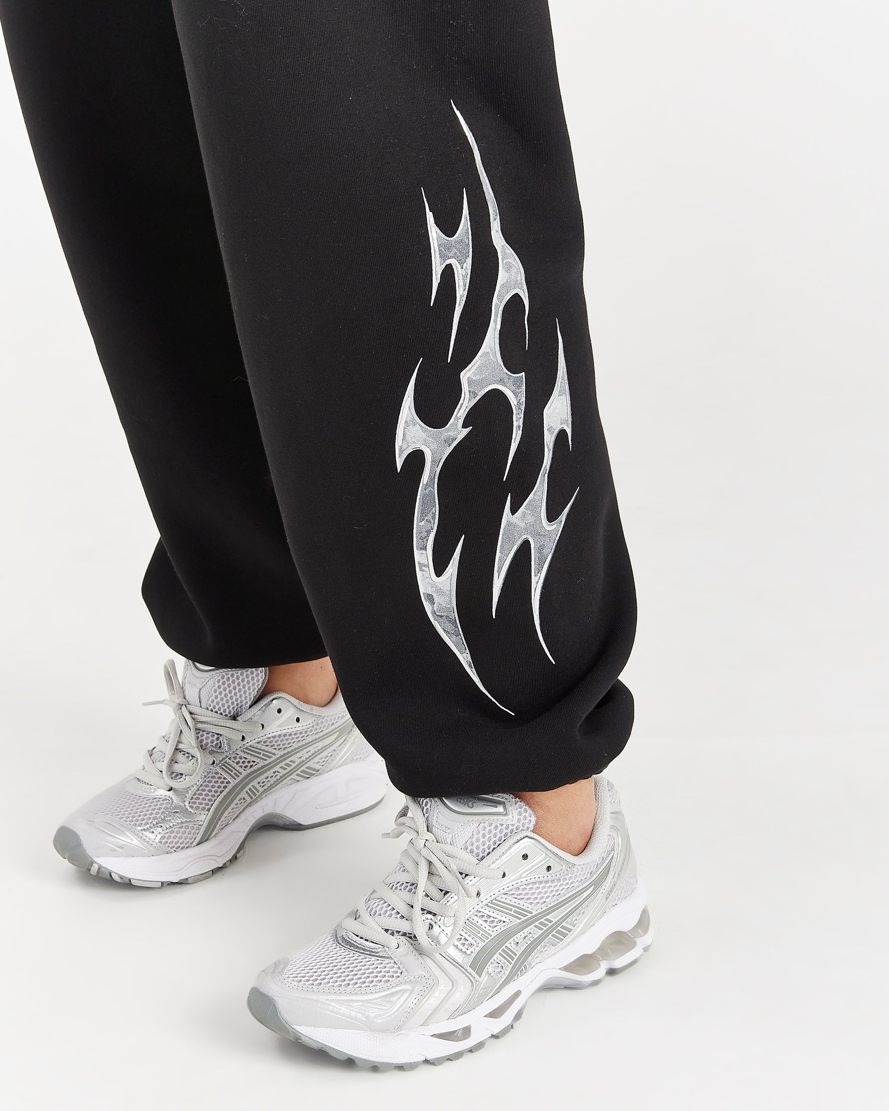 Spark Oversized Joggers - Black/Silver